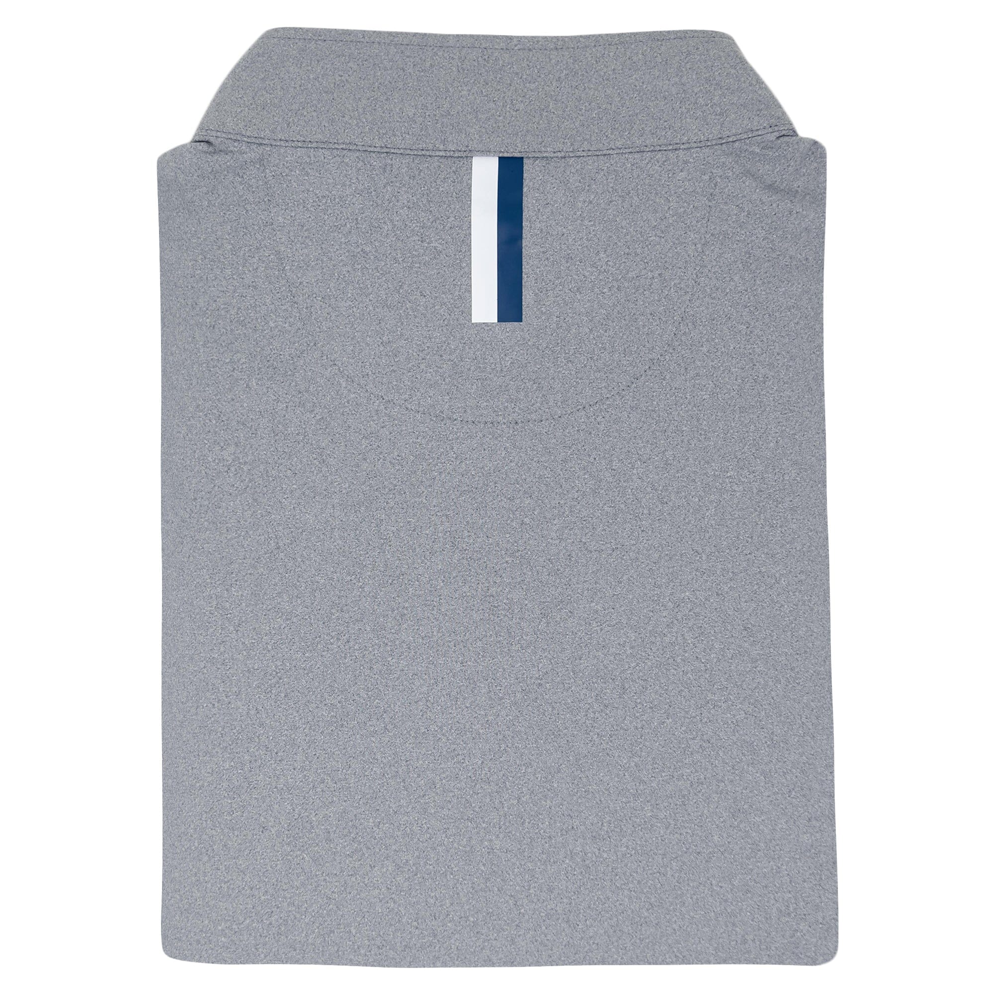 Alternative view of Heather Performance Q-Zip | Heather - Glacier Grey/White