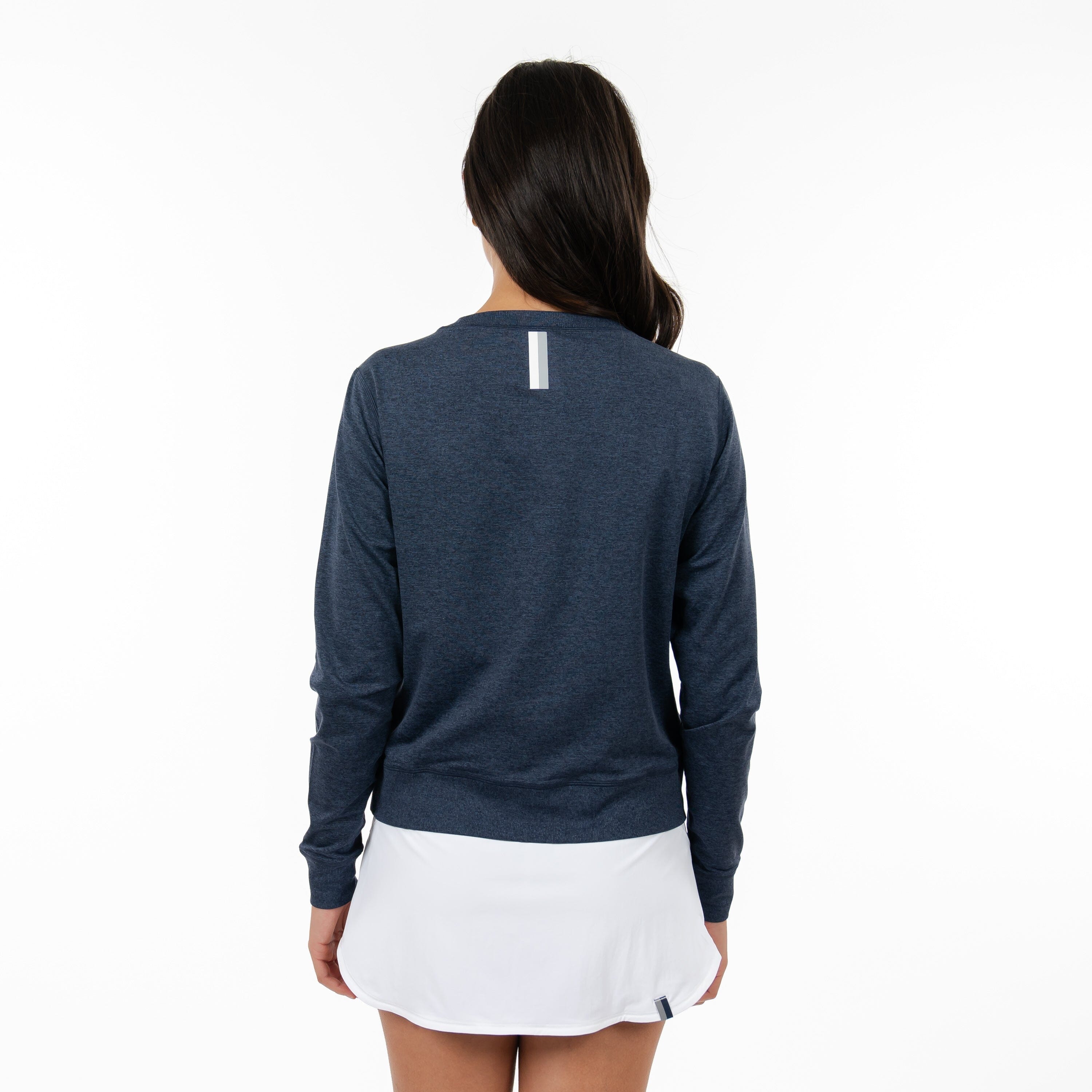 Alternative view of Swift Performance Crew | Heather - Fleet Navy/Annapolis Blue