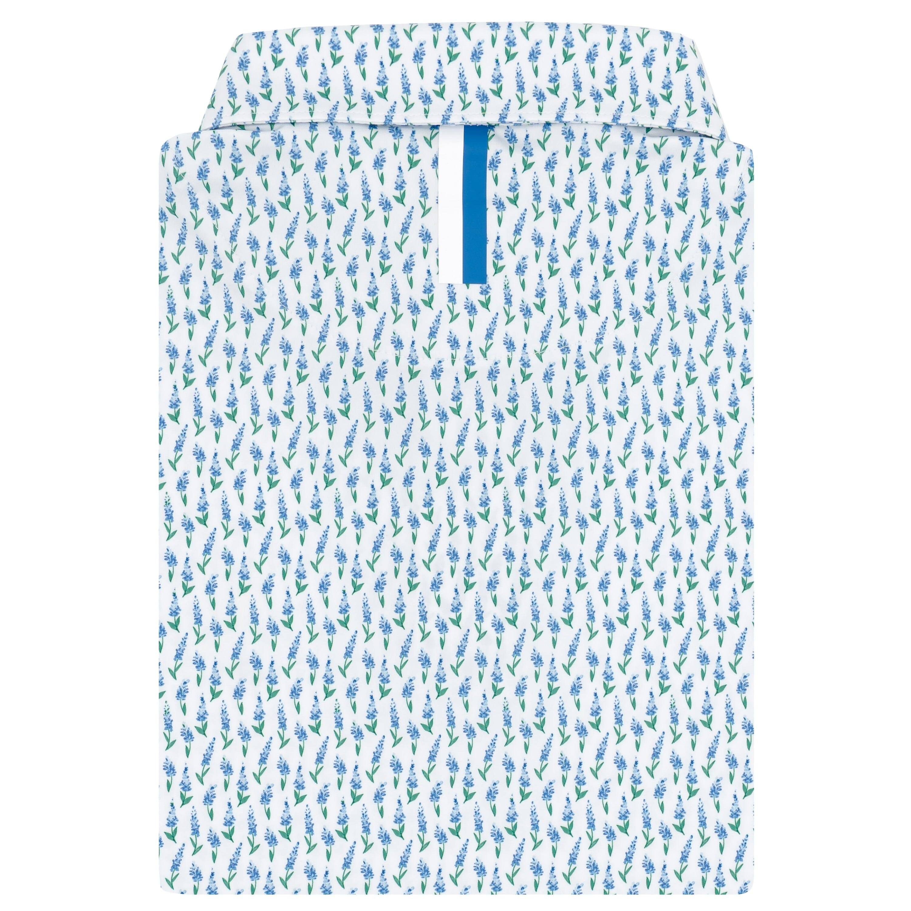 Alternative view of The Blue Bonnet 2.0 | Performance Polo | The Blue Bonnet 2.0 - White/Lake Blue
