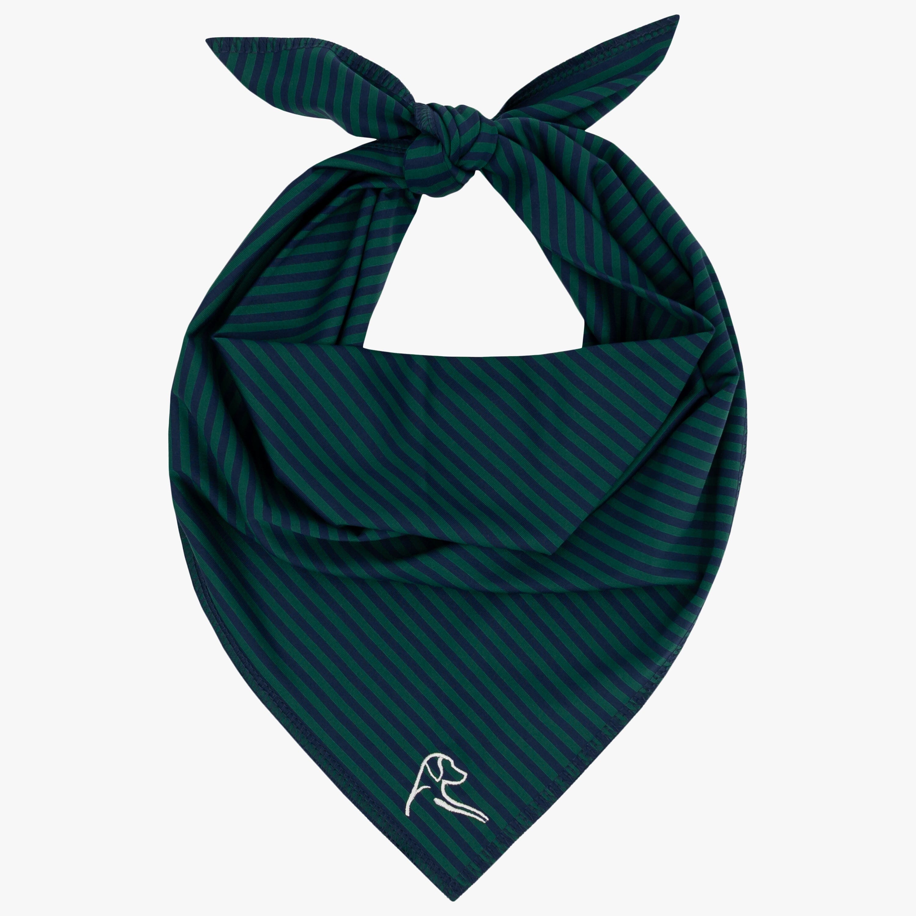 The Birdie Stripe | Performance Bandana | The Birdie Stripe - Fairway Green/Fleet Navy