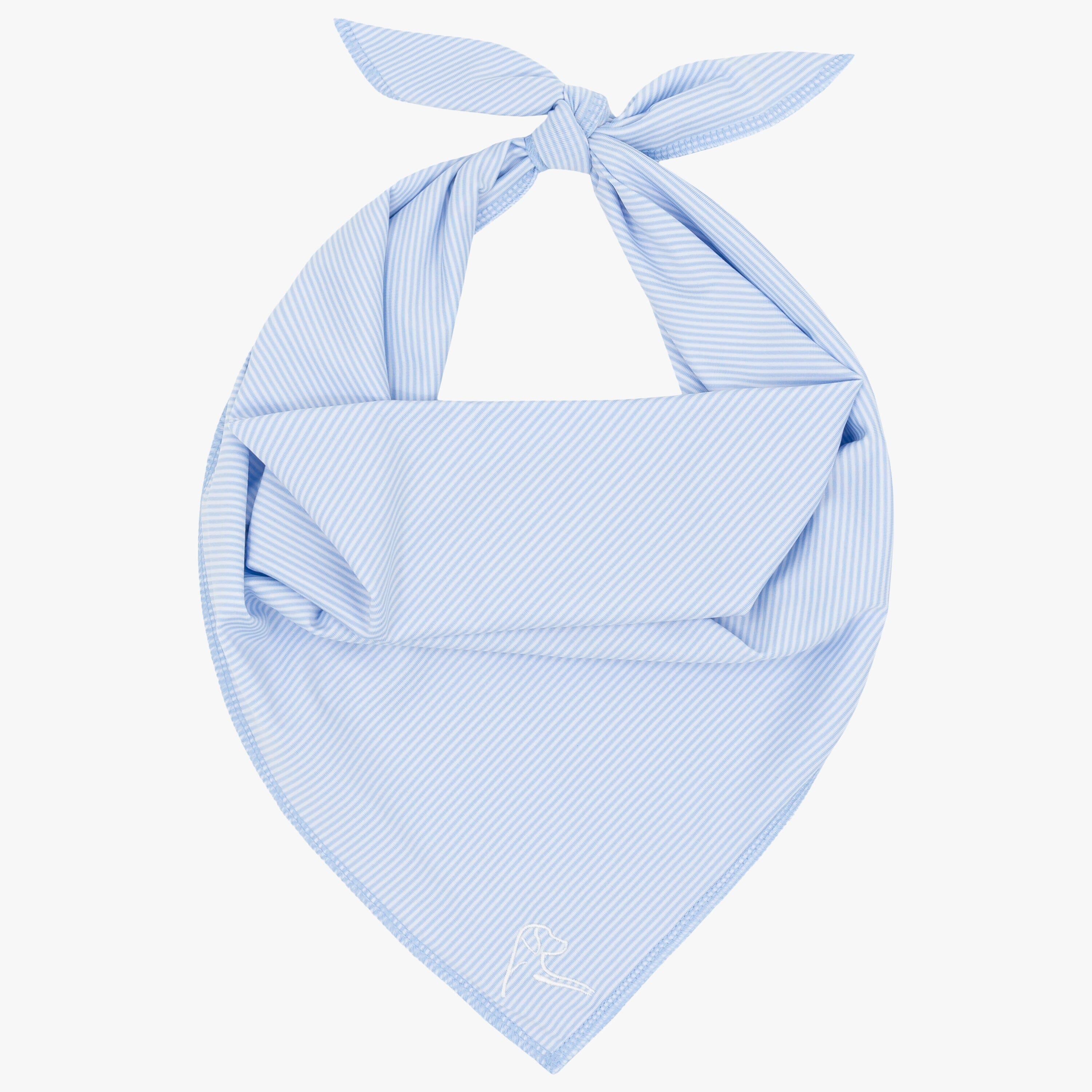 The Crispy Stripe | Performance Bandana | The Crispy Stripe - Oxford Blue/White