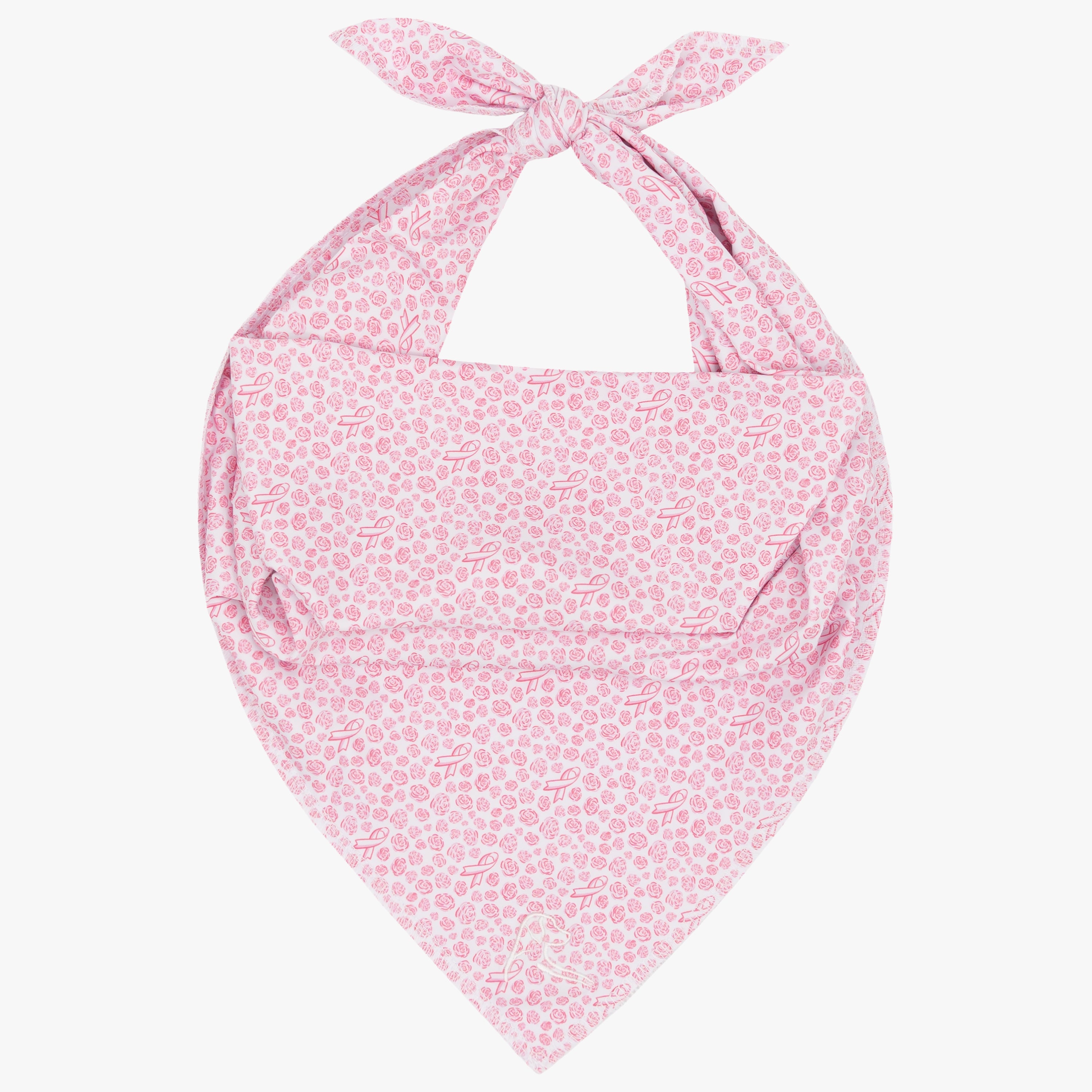The Ribbons & Roses | Performance Bandana | The Ribbons & Roses - White/Lotus Pink