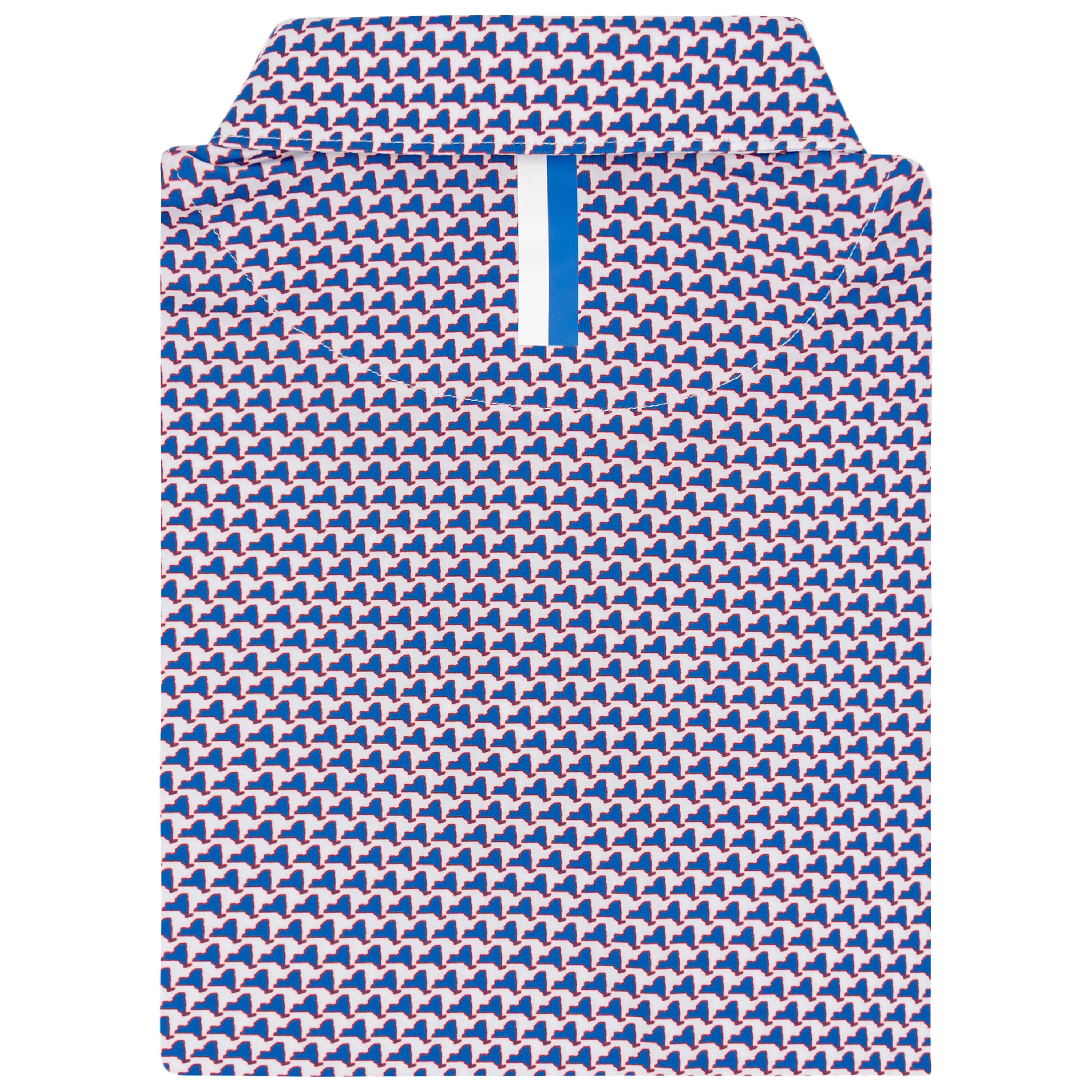 Alternative view of The Empire State | Performance Polo | The Empire State - Royal Blue/White