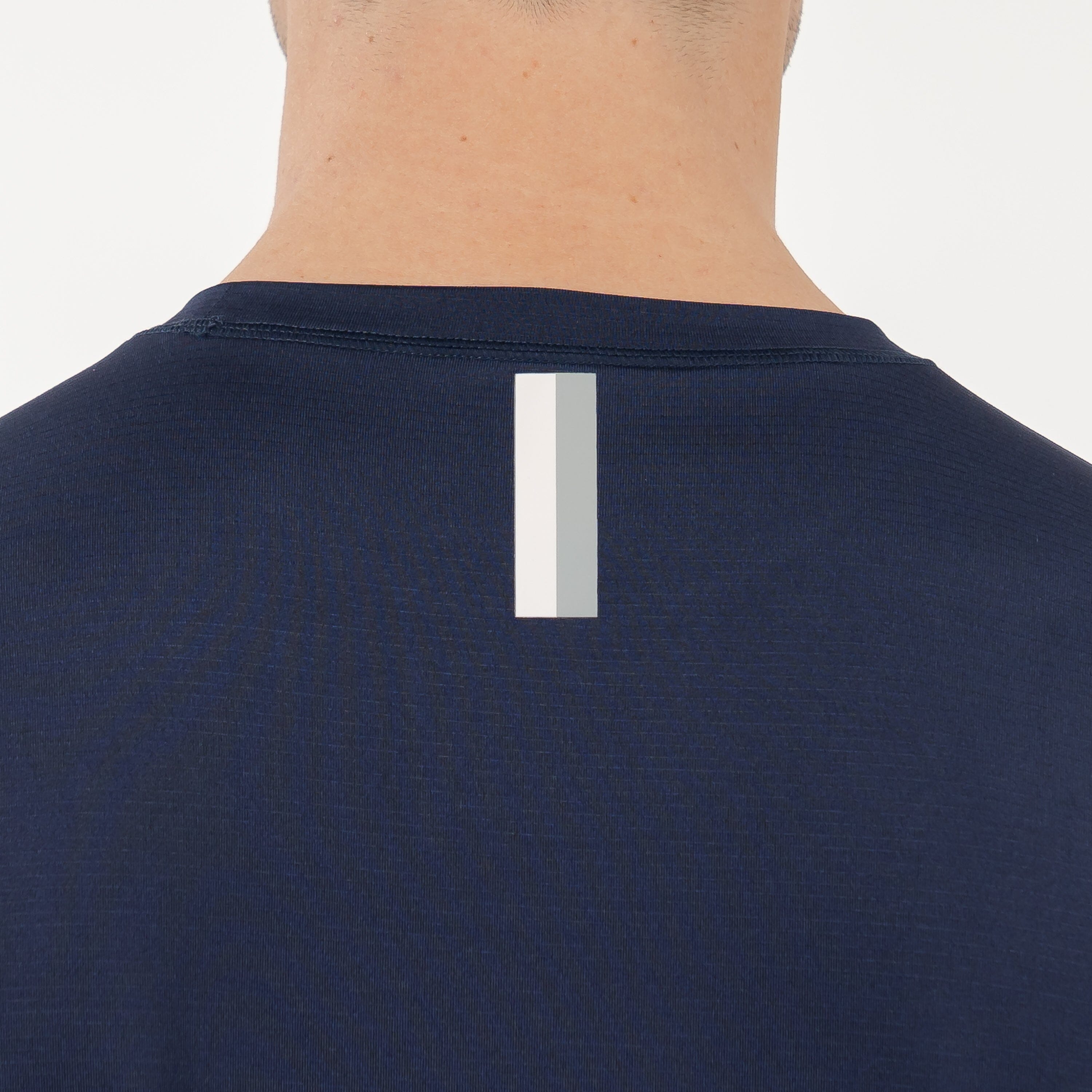 Alternative view of Blitz Tech Long Sleeve Tee | Solid - Fleet Navy