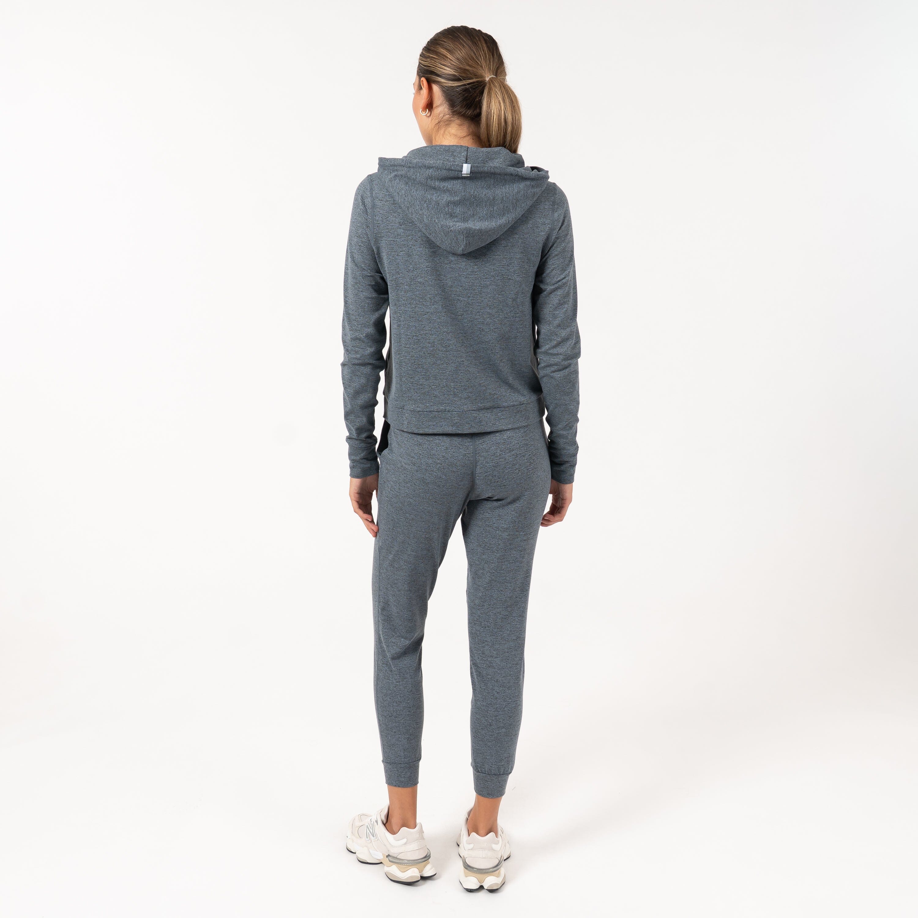 Tempo Performance Hoodie | Heather - Charcoal Grey/Thunder Grey - Image 6