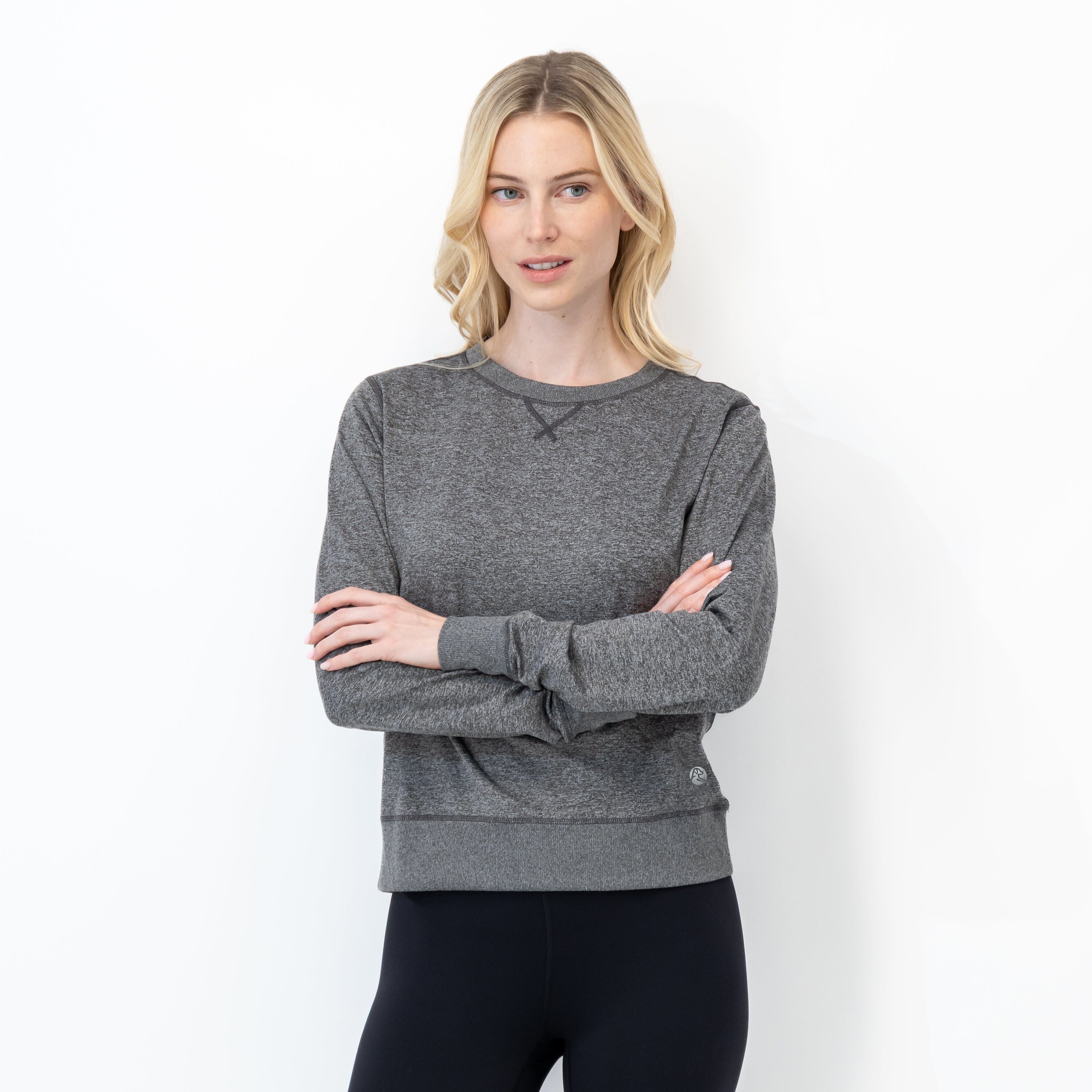 Alternative view of Swift Performance Crew | Heather - Owl Grey/Ash Grey