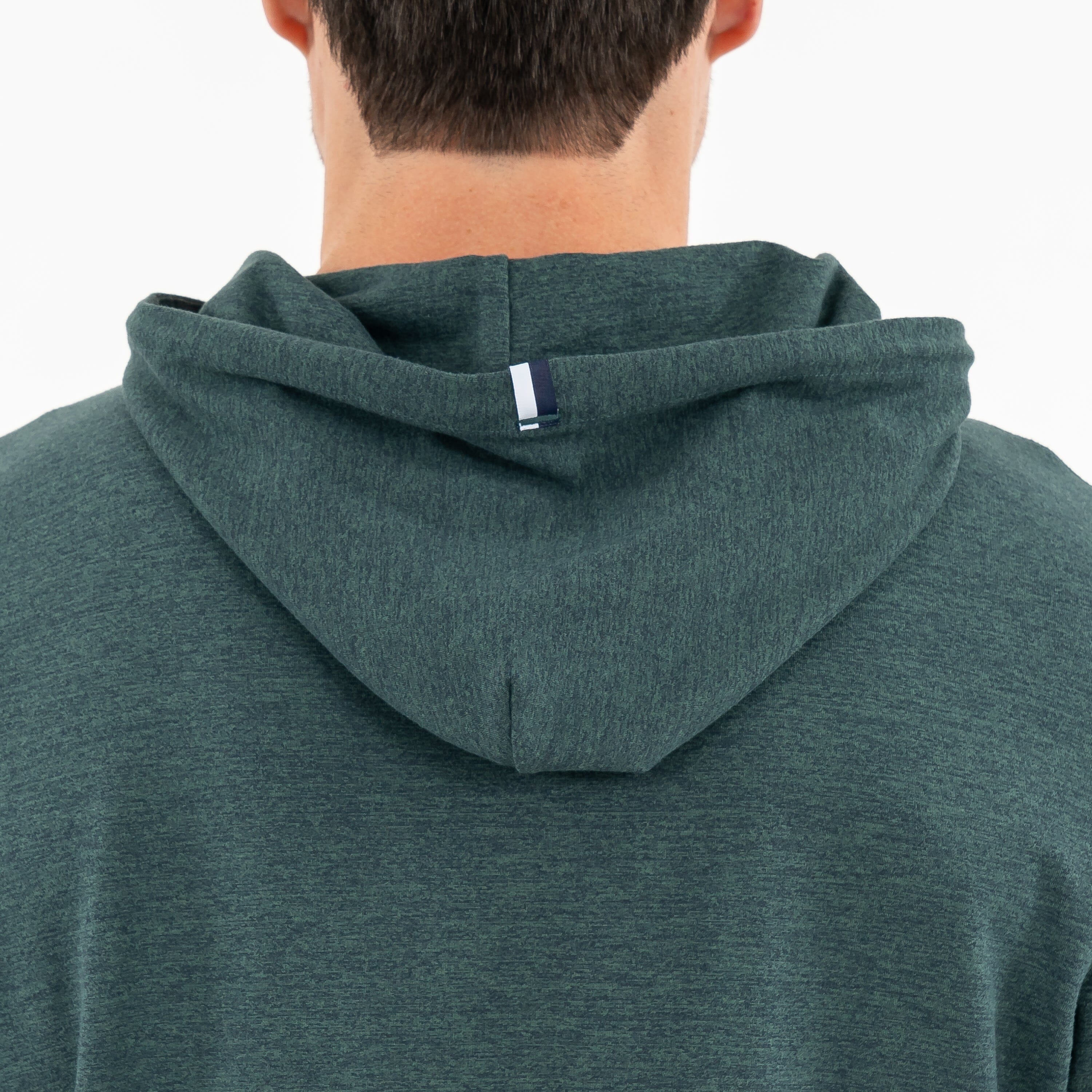 Alternative view of Hesi Performance Hoodie | Heather - Ponderosa Green/Willow Green
