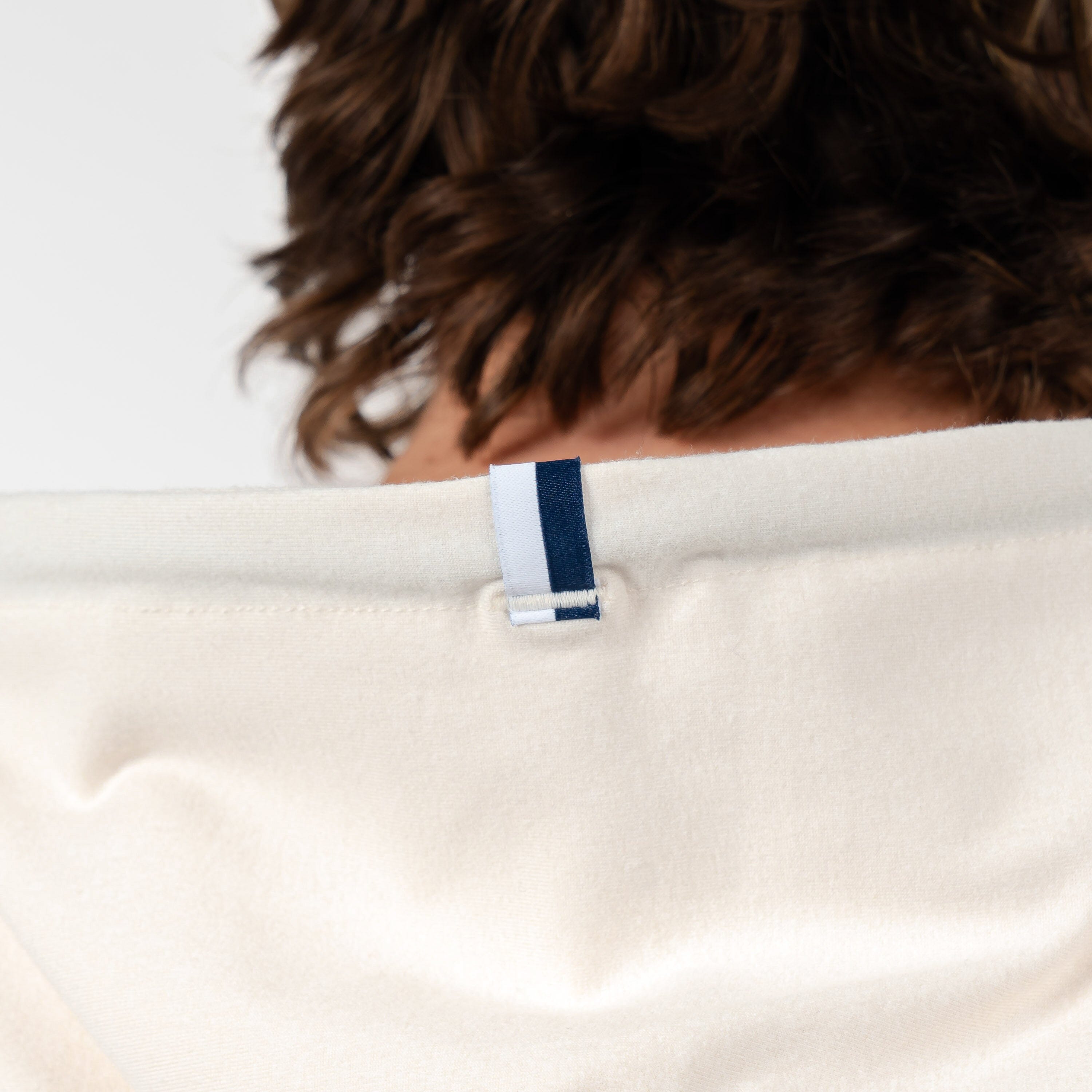 Alternative view of Hesi Performance Hoodie | Heather - Ivory/Parchment White