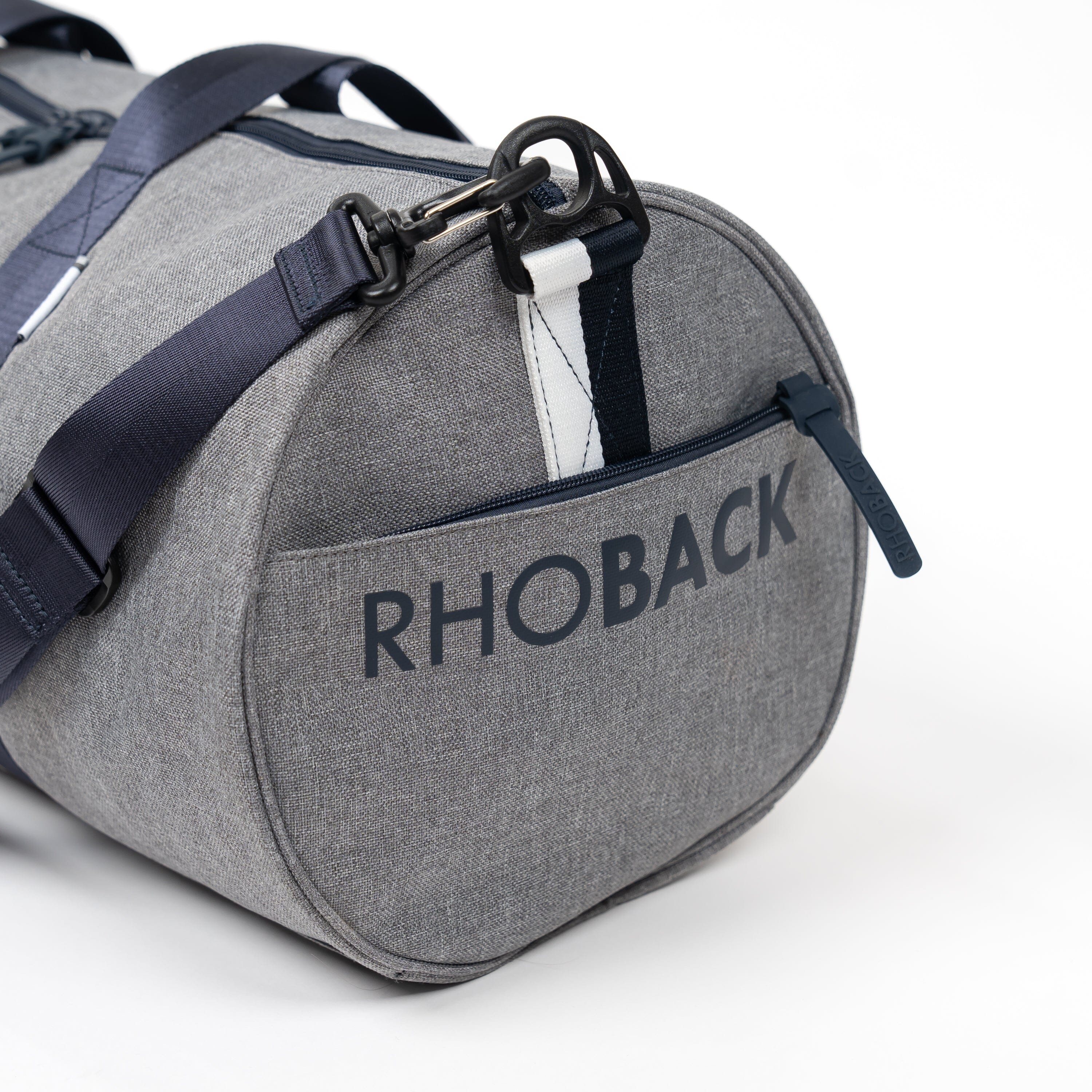 Alternative view of Homecourt Duffle | Heather - Boulder Grey/White