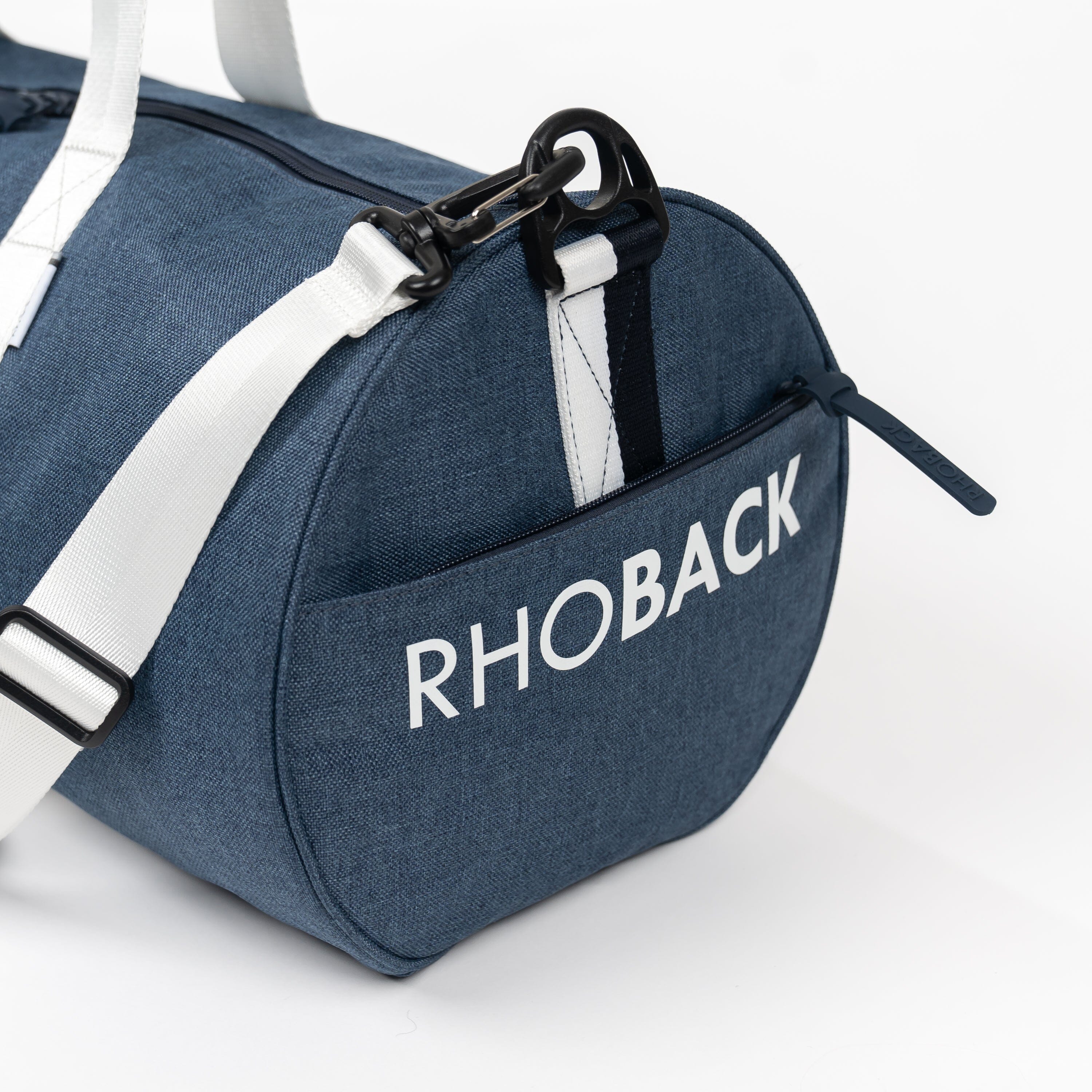 Alternative view of Homecourt Duffle | Heather - Slate Blue/White