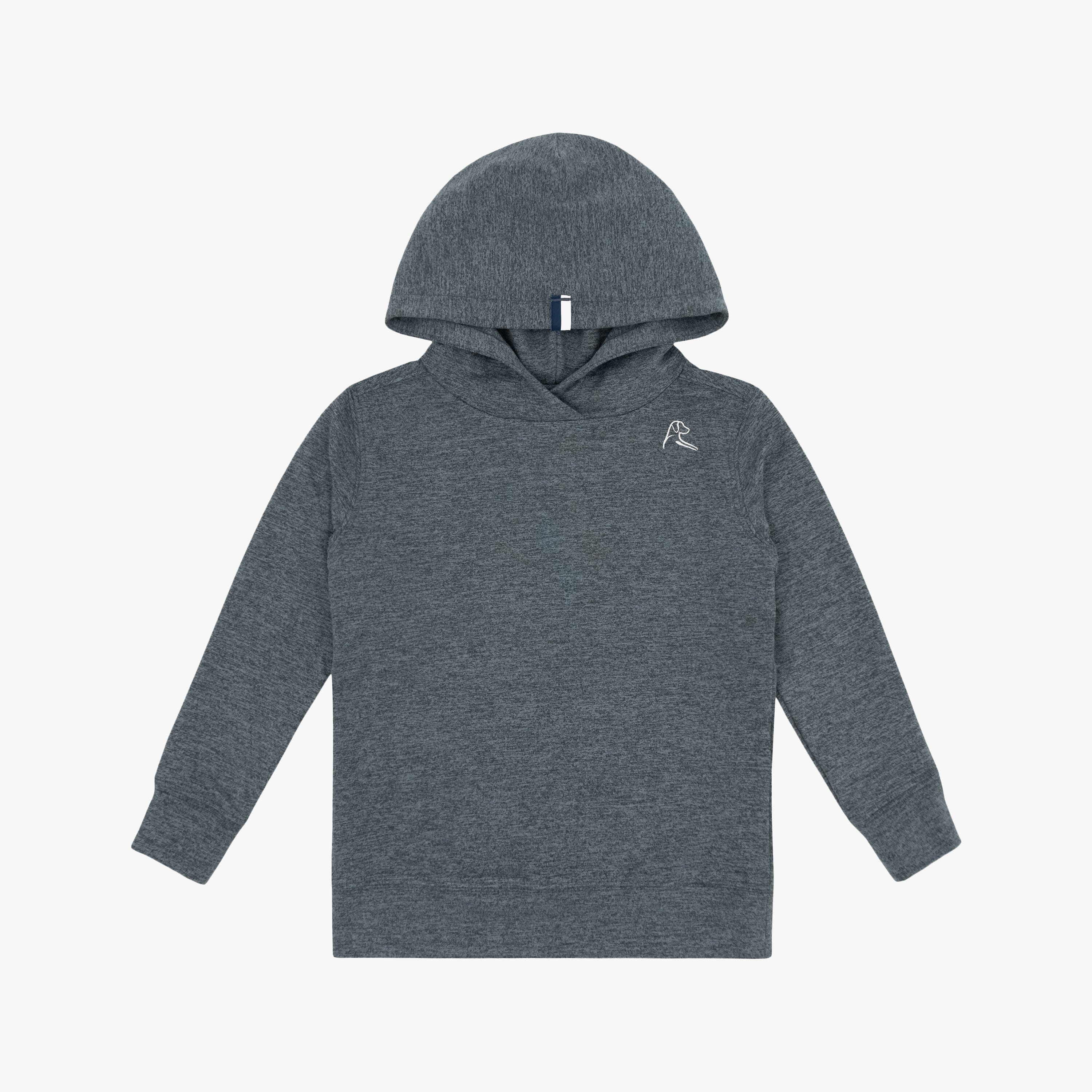 Lil' Hesi Performance Hoodie | Heather - Charcoal Grey/Thunder Grey