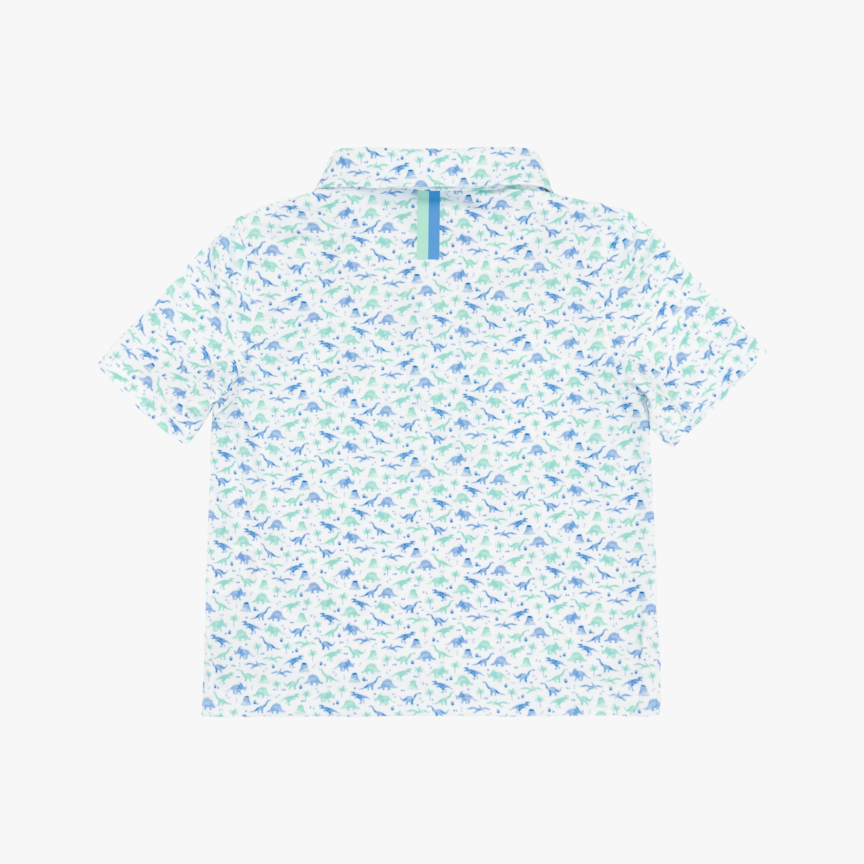 Alternative view of The Lil' Jurassic | Performance Polo | The Jurassic - White