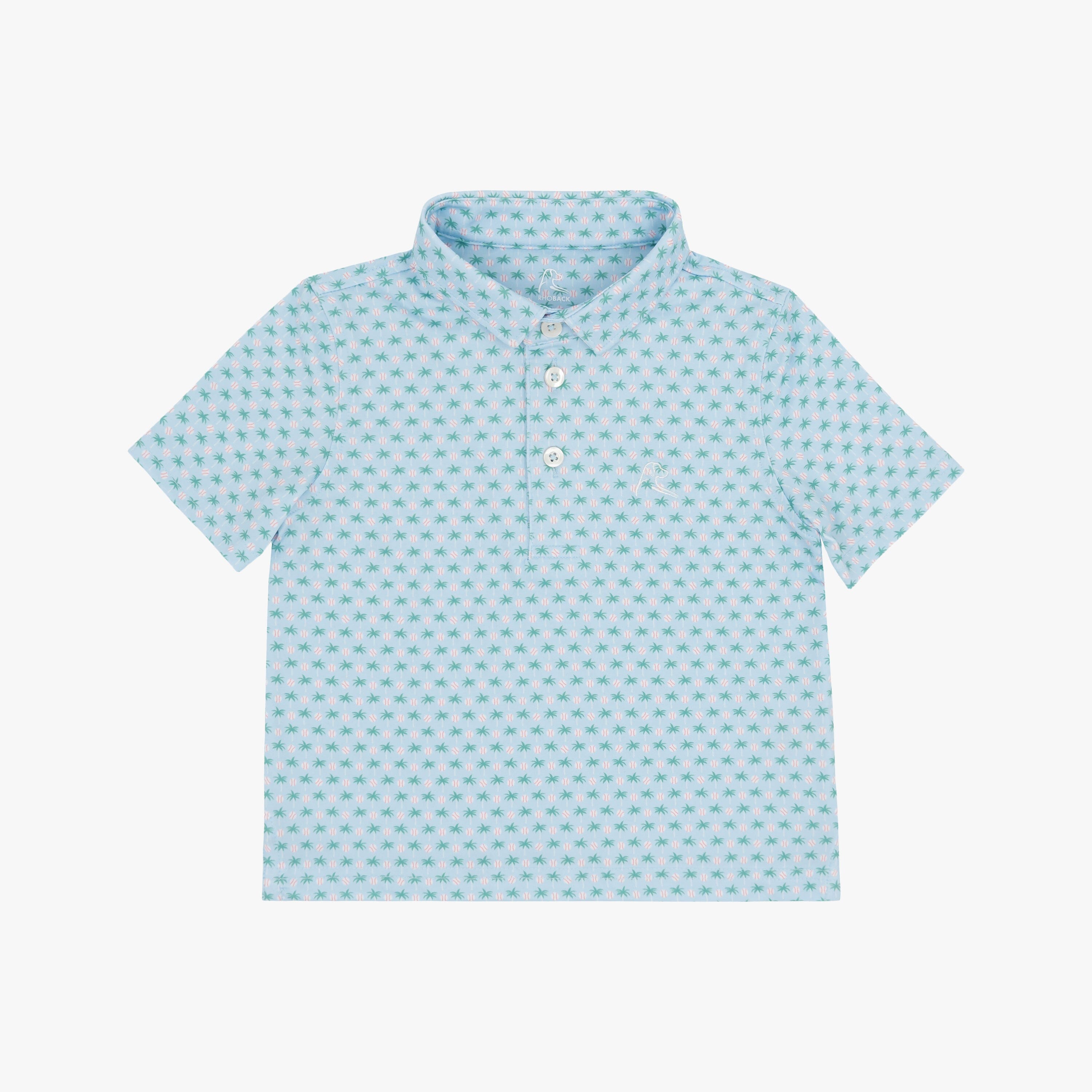 The Lil' Spring Ball | Performance Polo | The Spring Ball - Pale Blue