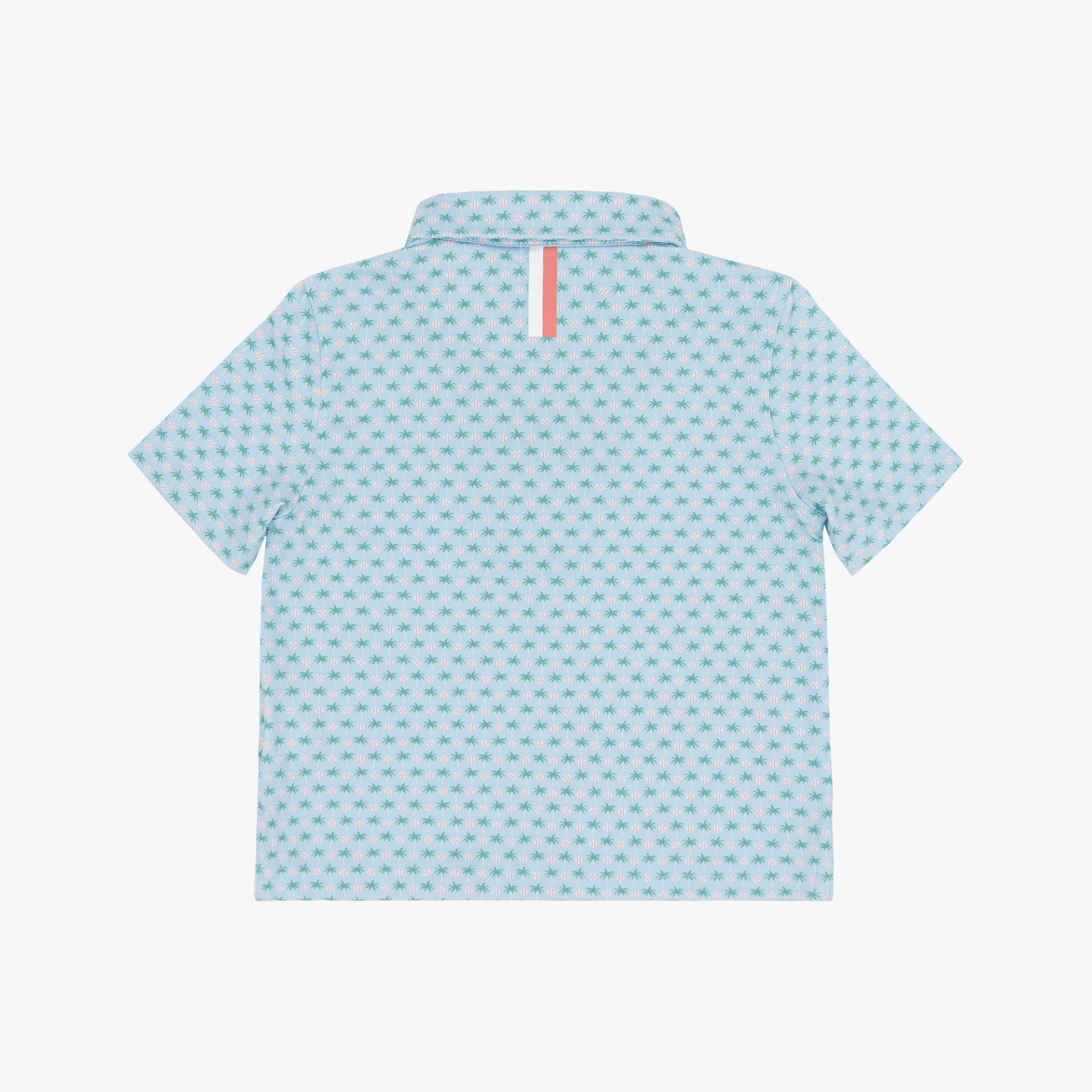Alternative view of The Lil' Spring Ball | Performance Polo | The Spring Ball - Pale Blue