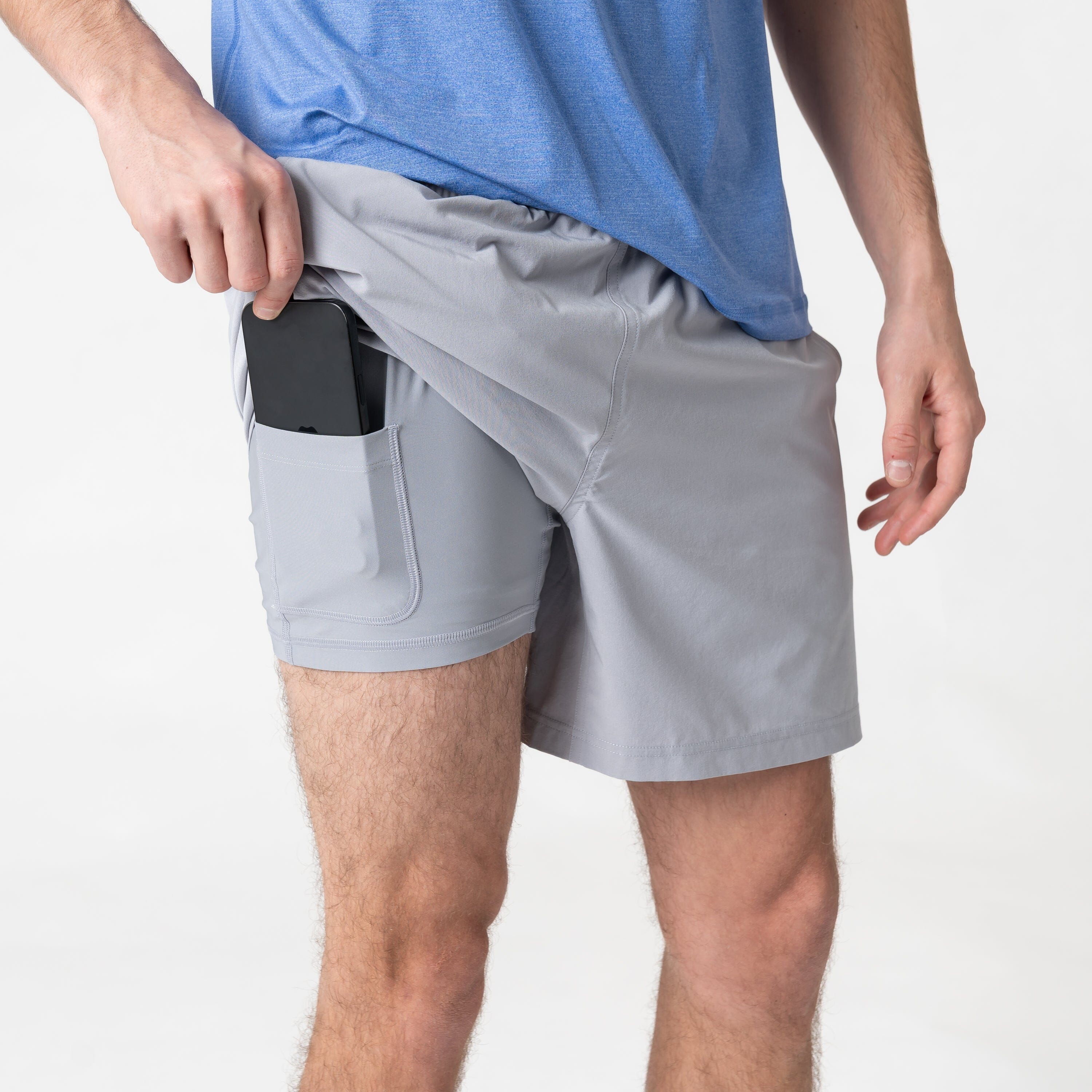 Alternative view of All-Active Short | Solid - Stainless Steel