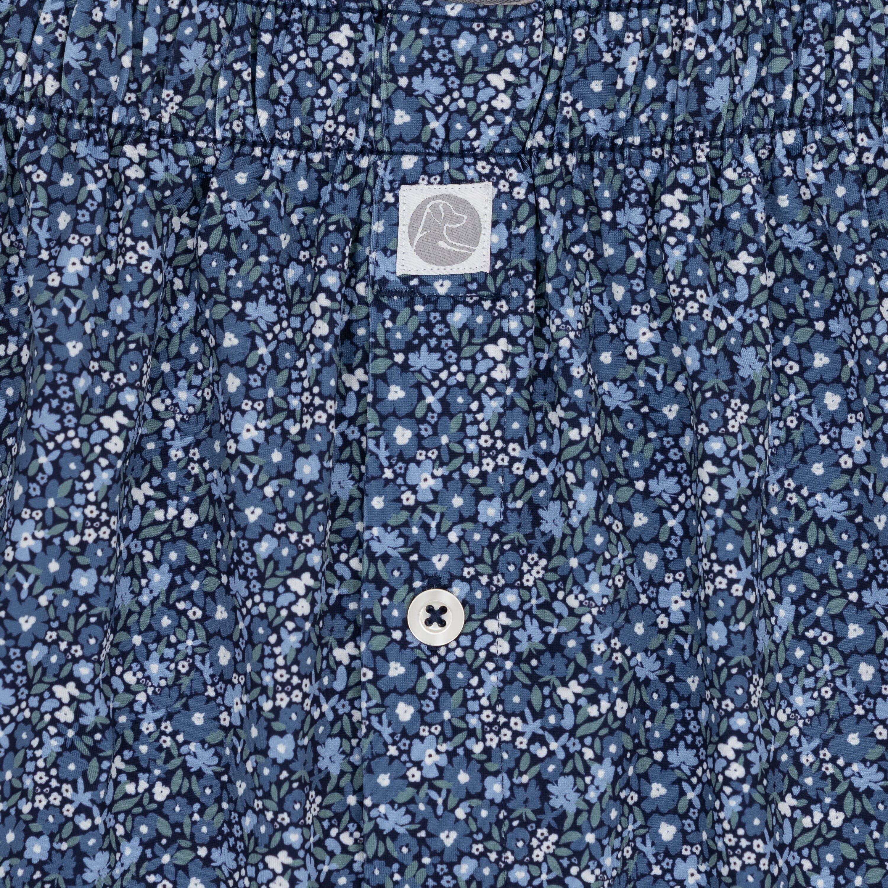 Alternative view of Breeze Performance Boxer | The Wildflower - Fleet Navy/Coastal Blue