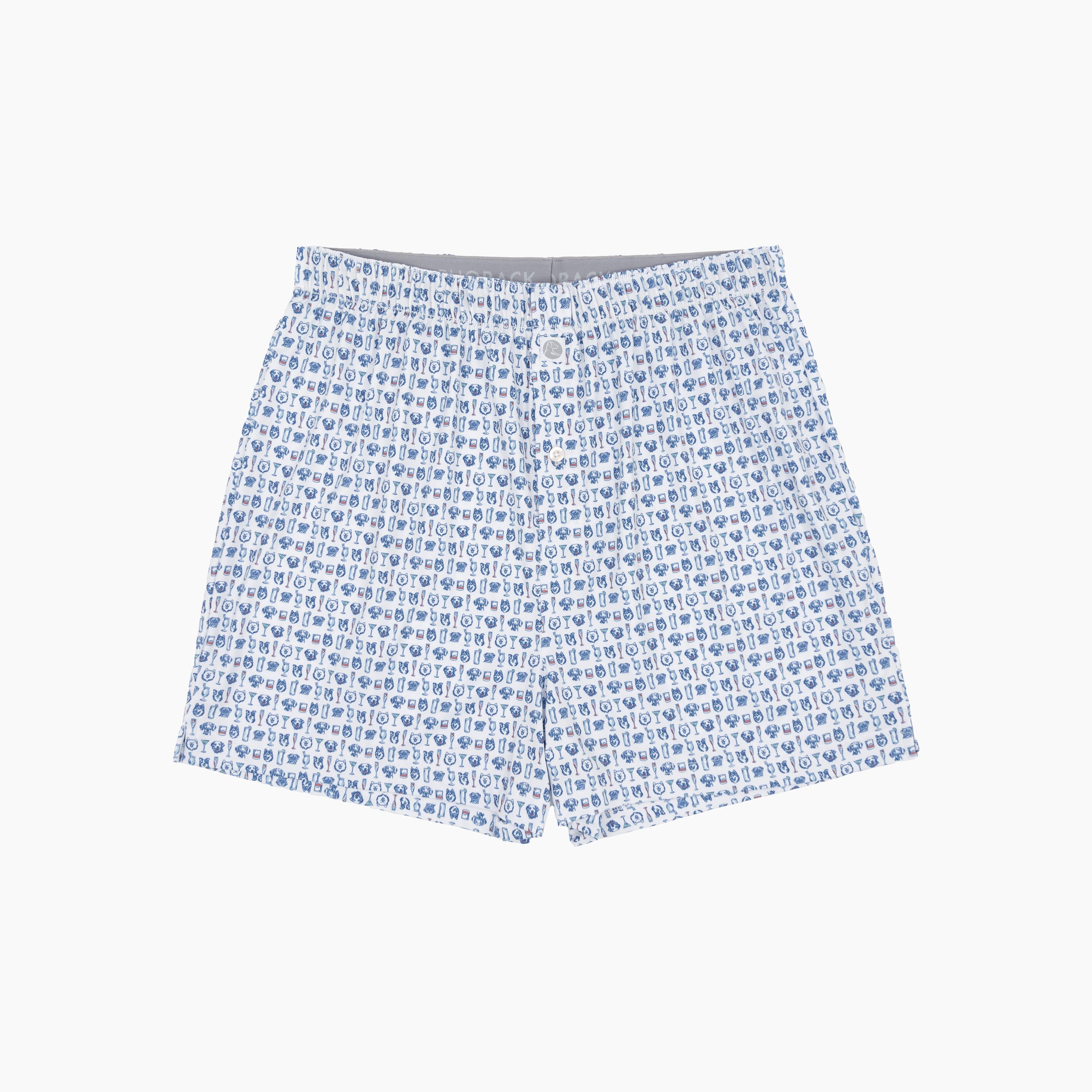 Breeze Performance Boxer | The Hair Of The Dog - White/Short Stop Blue