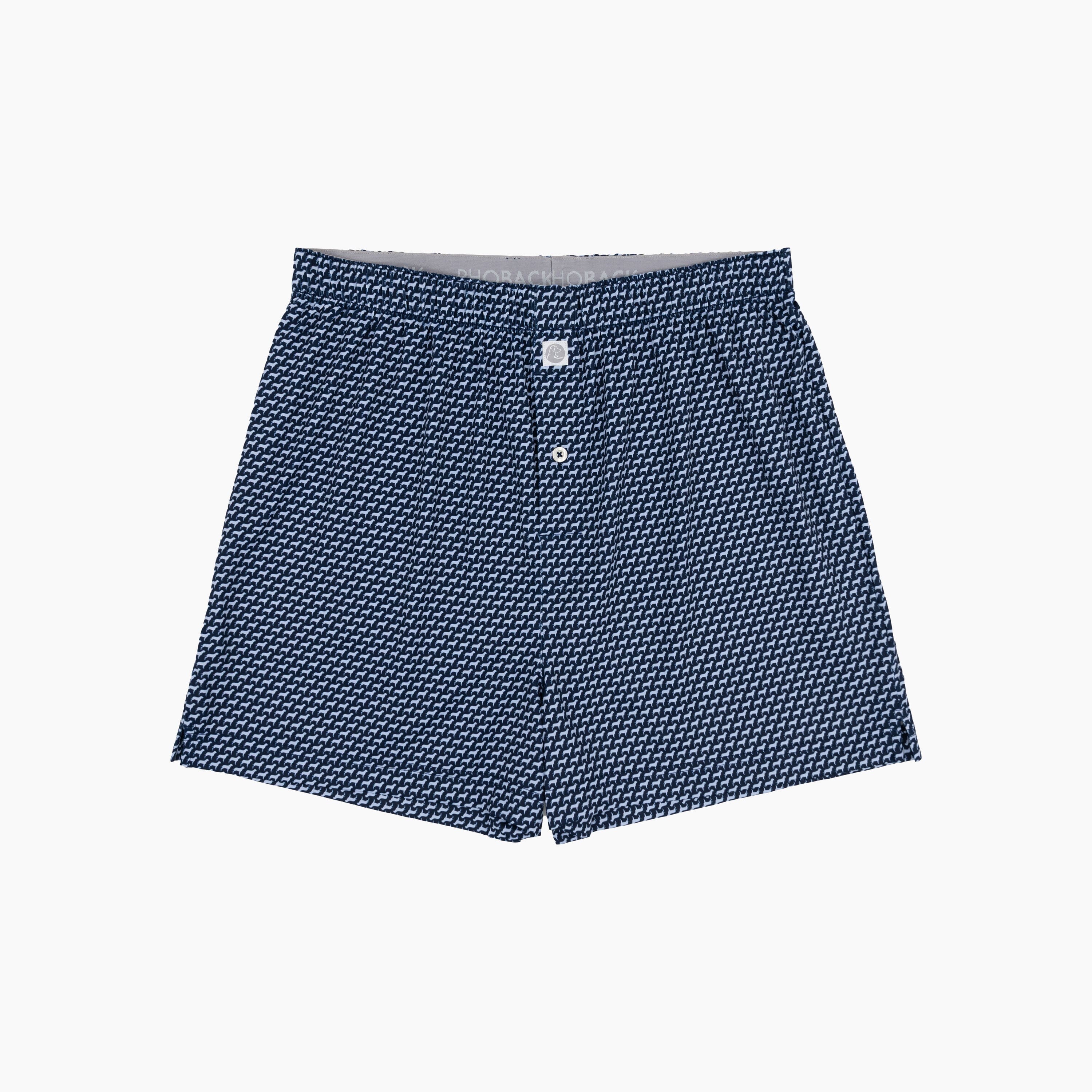 Breeze Performance Boxer | The Tail Wagger - Fleet Navy/Baby Blue
