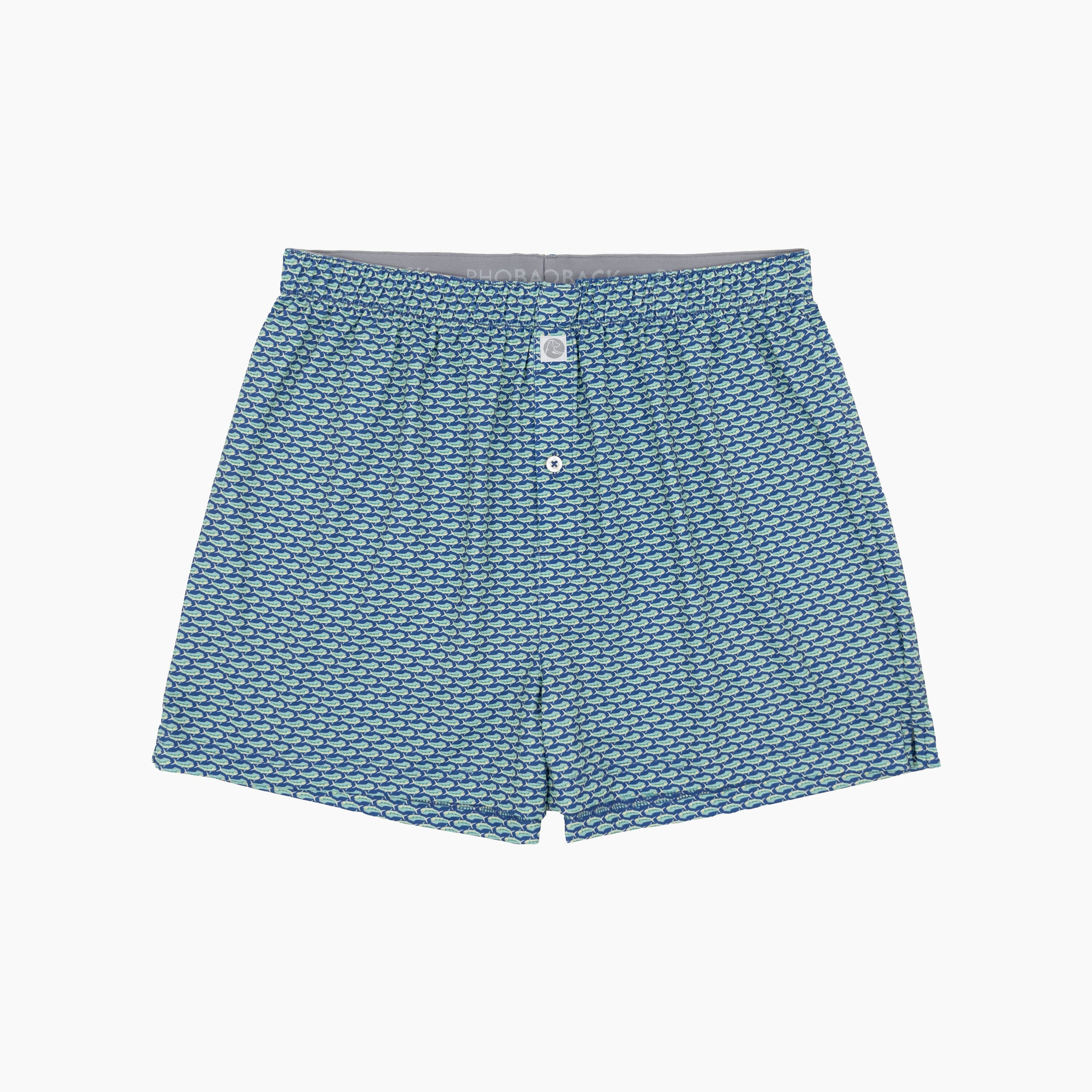 Breeze Performance Boxer | The Mini Mahi - Bunker Blue/Bright Jade