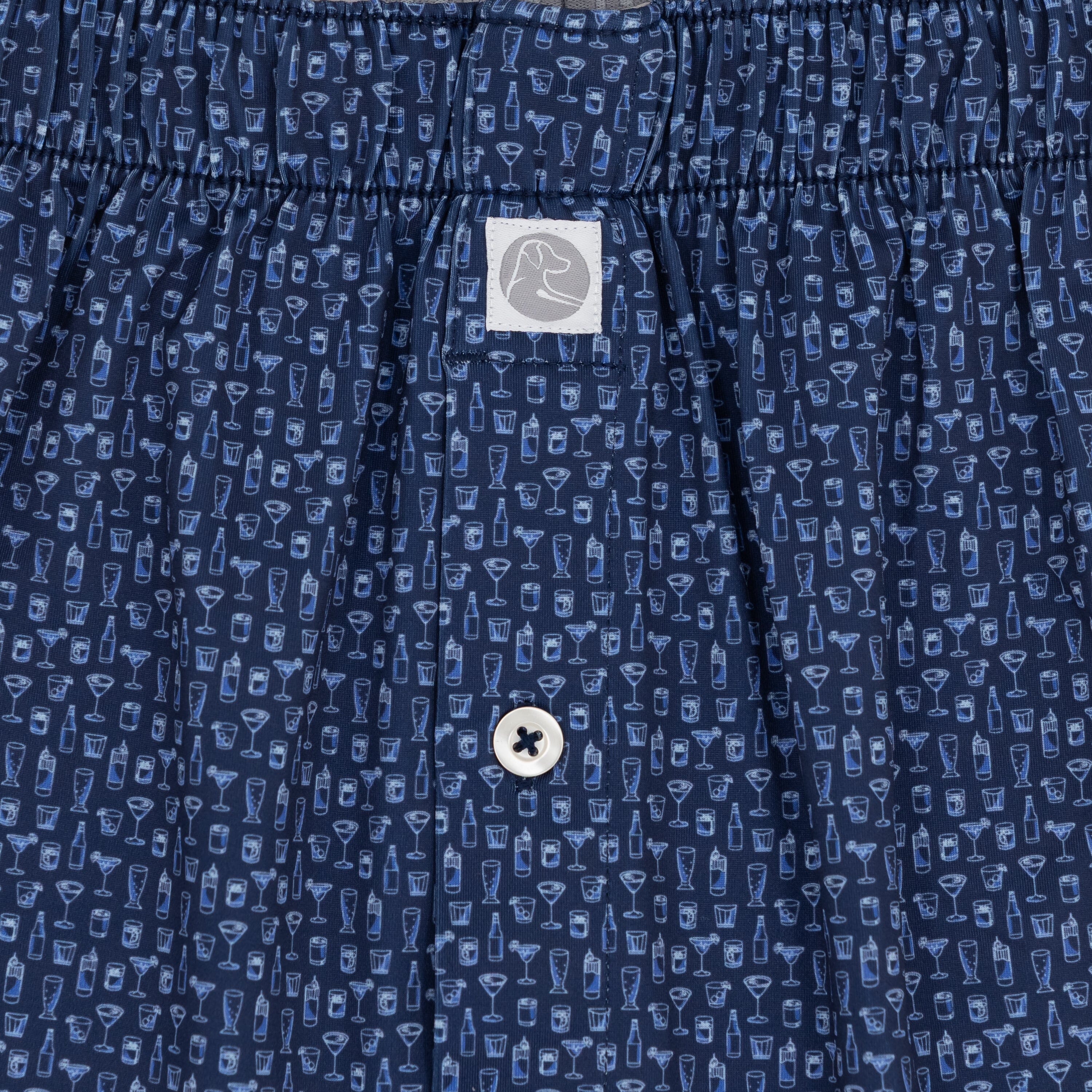 Alternative view of Breeze Performance Boxer | The Open Bar - Fleet Navy/Oxford Blue