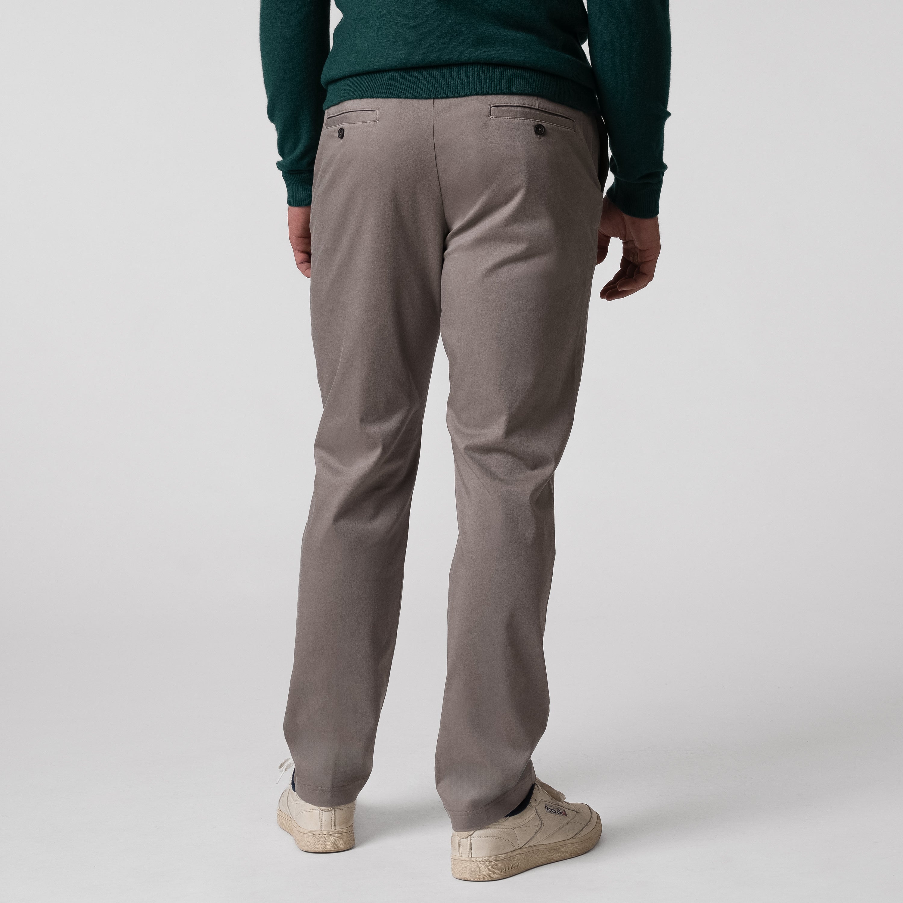 Alternative view of Preston Stretch-Cotton Pant | Solid - Greyhawk