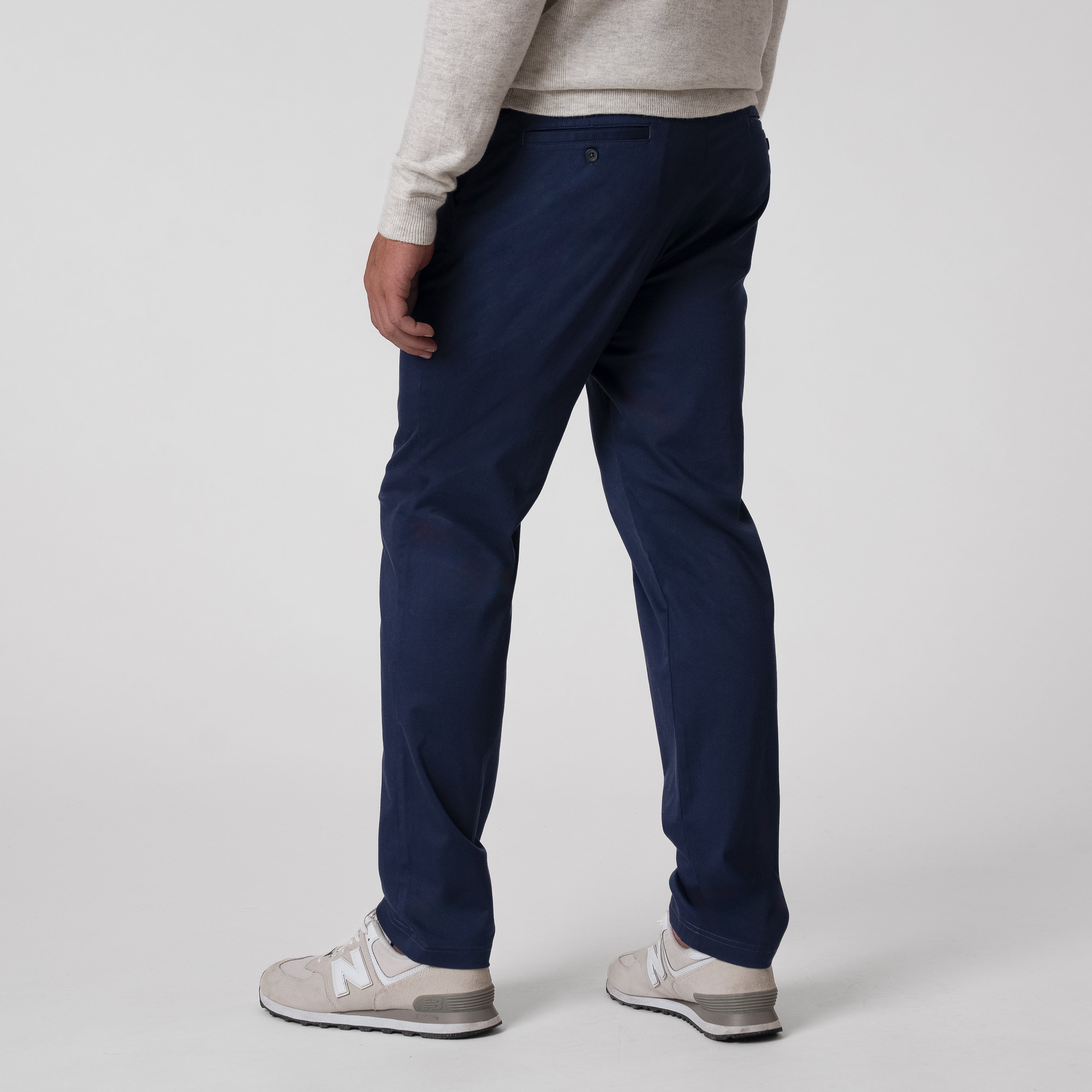 Alternative view of Preston Stretch-Cotton Pant | Solid - Fleet Navy
