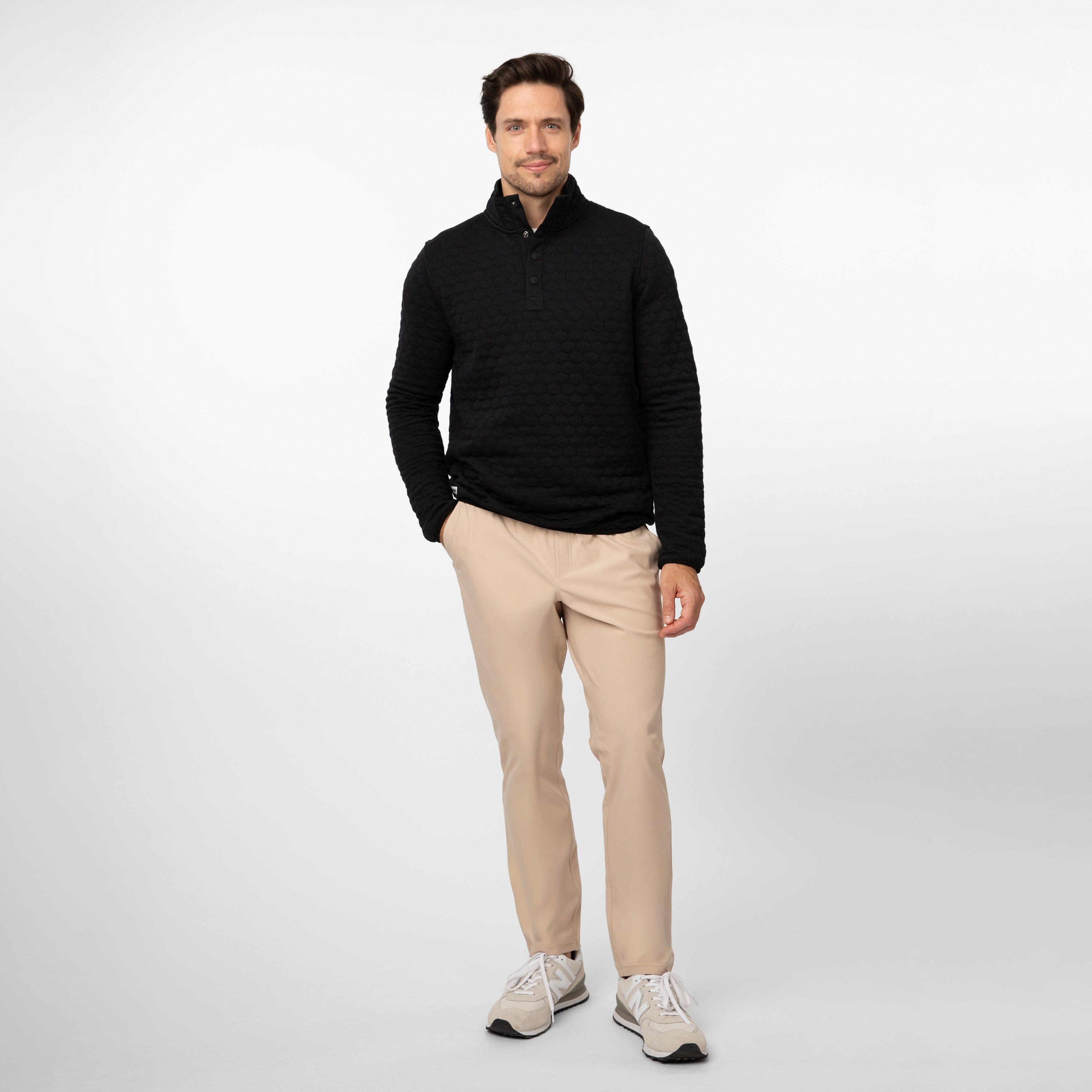 Alternative view of Delta Performance Pull-On Pant | Solid - Latte