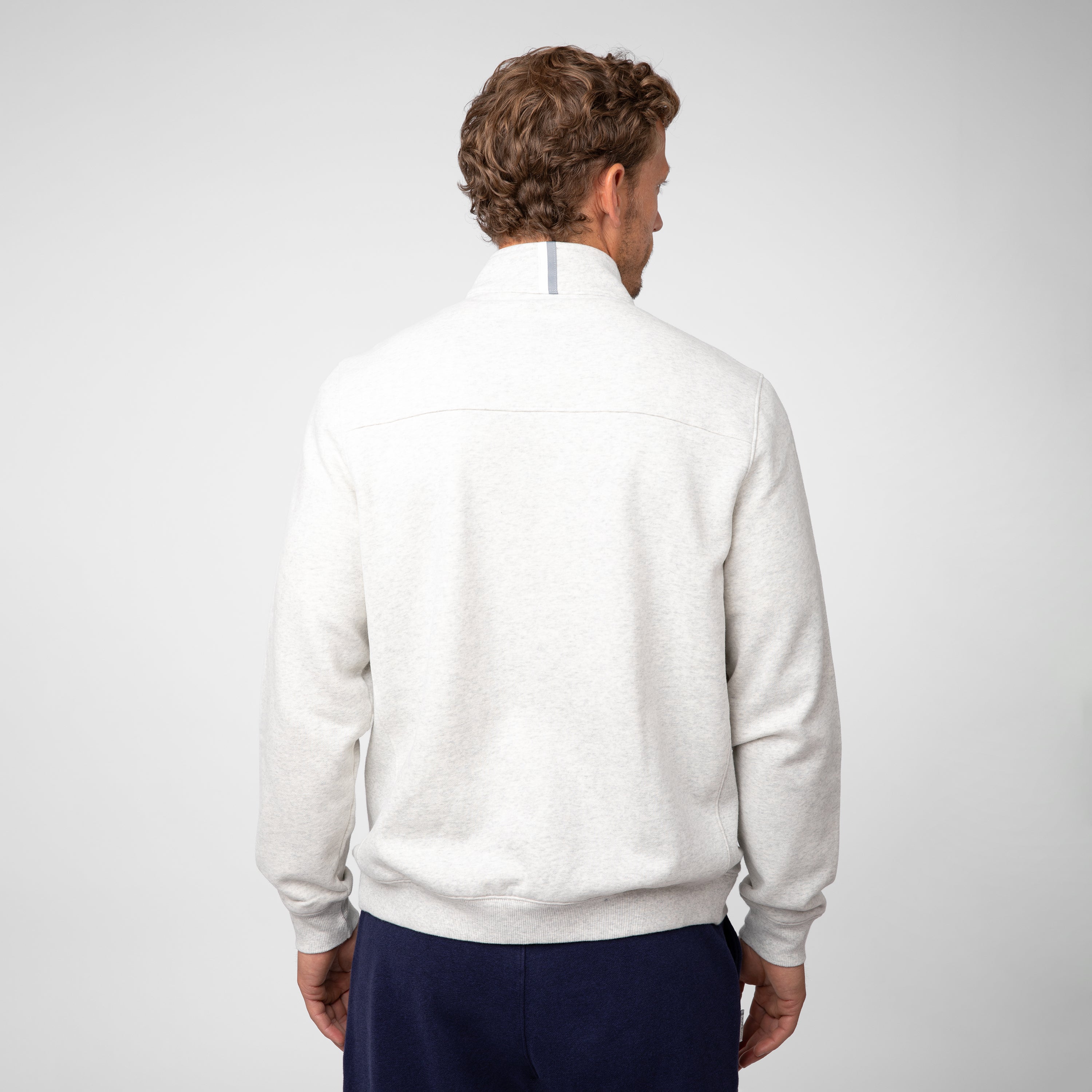 Alternative view of Ready Half-Zip | Heather - Ivory - RBUSA ARCH 1 NAVY
