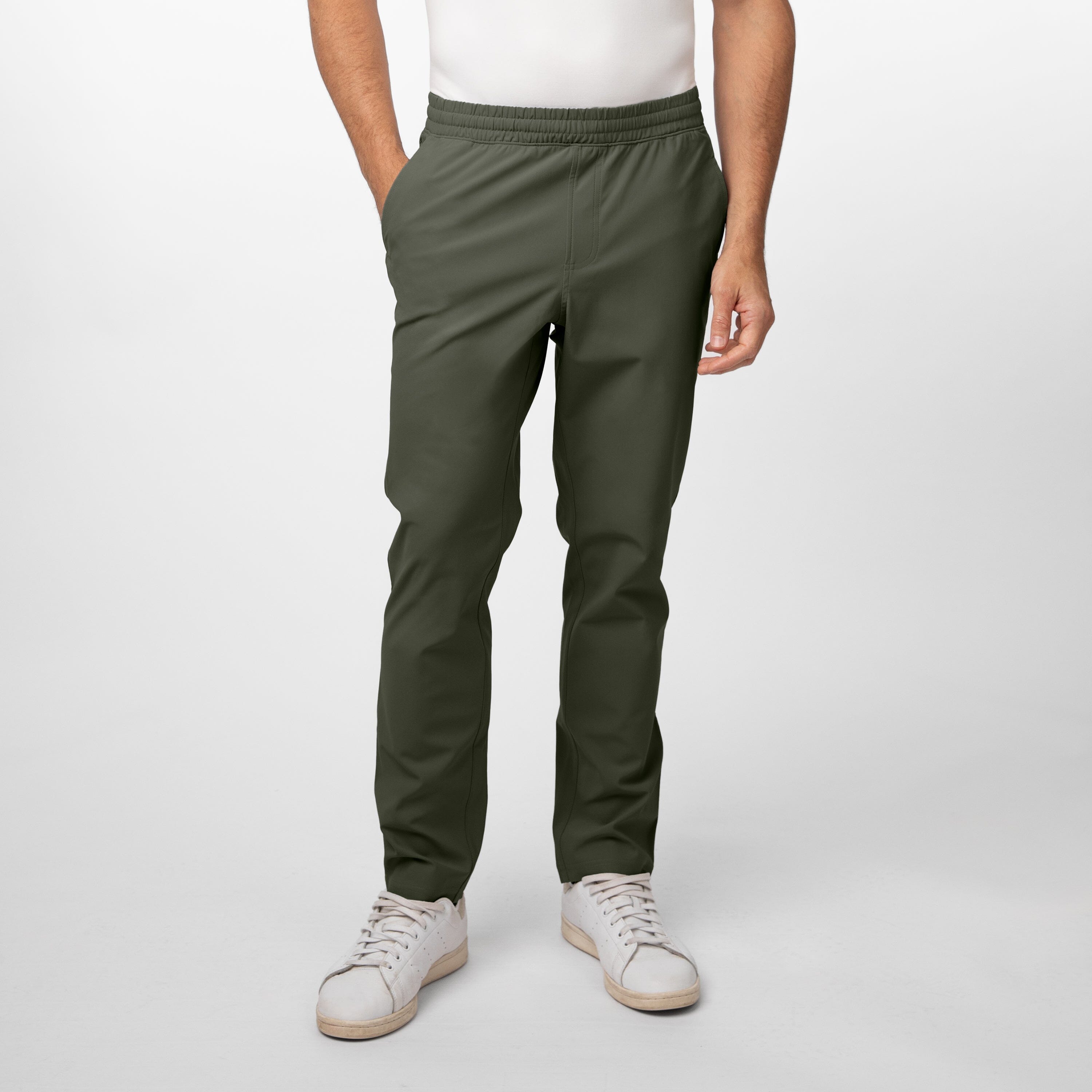 Delta Performance Pull-On Pant | Solid - Moss Green