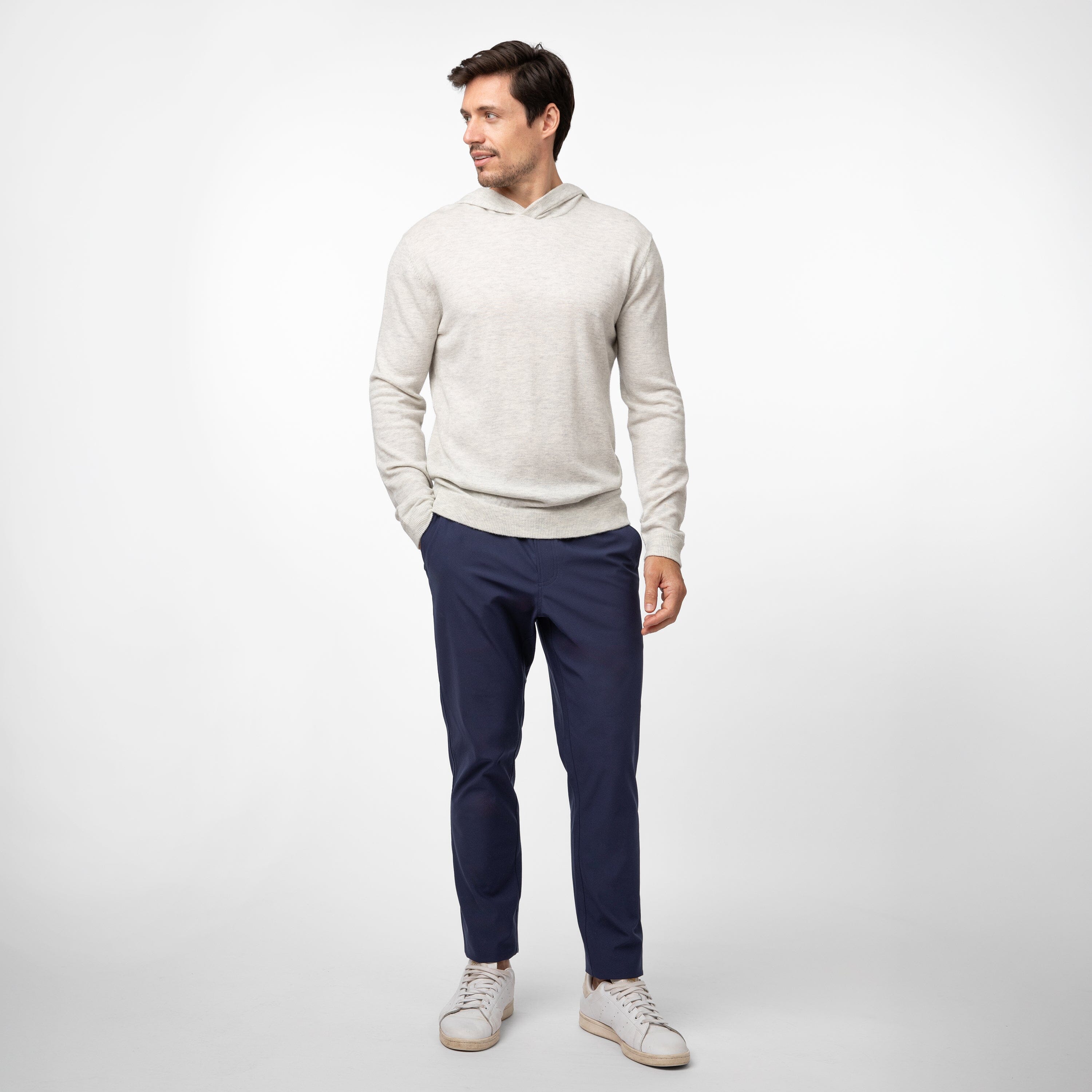 Alternative view of Delta Performance Pull-On Pant | Solid - Fleet Navy