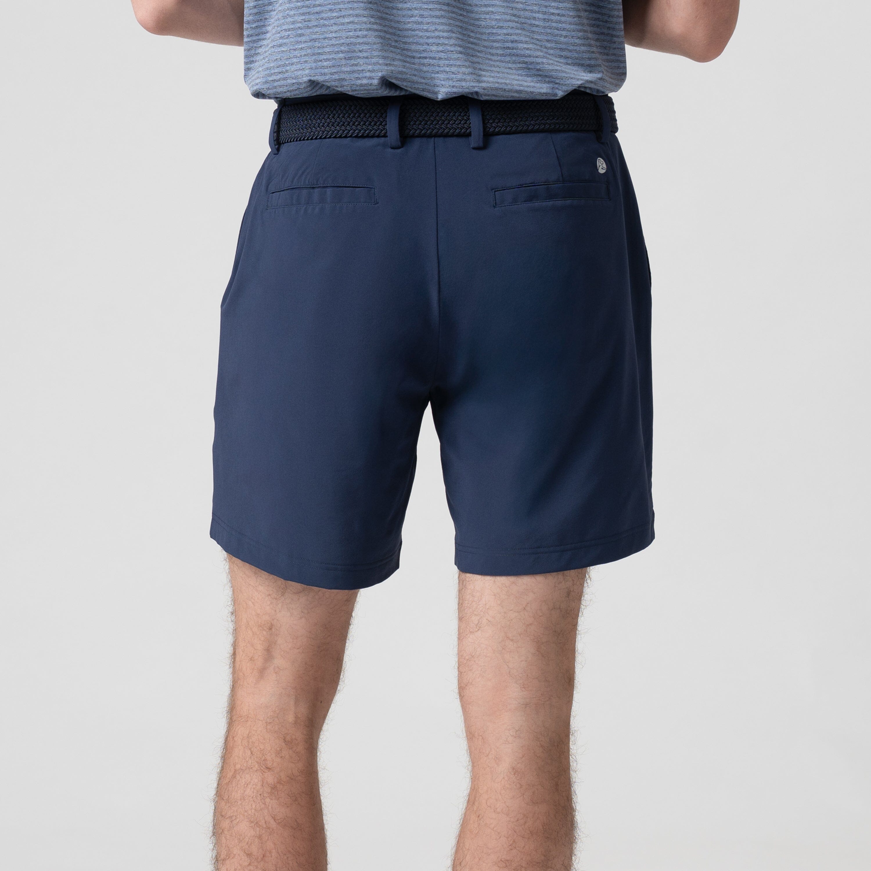 Alternative view of Lightweight Looper Short | Solid - Fleet Navy
