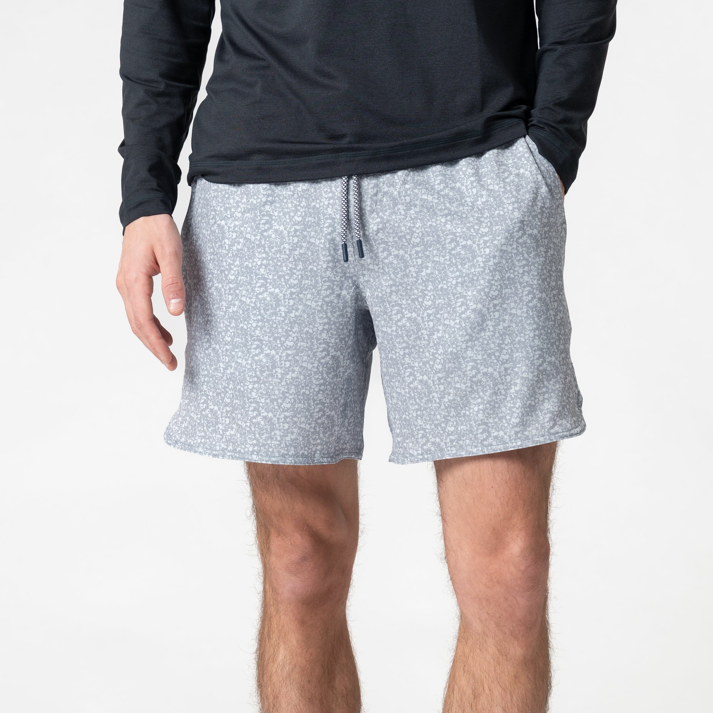 Grit Gym Short - 7" | The Viper - Cool Grey/Gullwing Grey