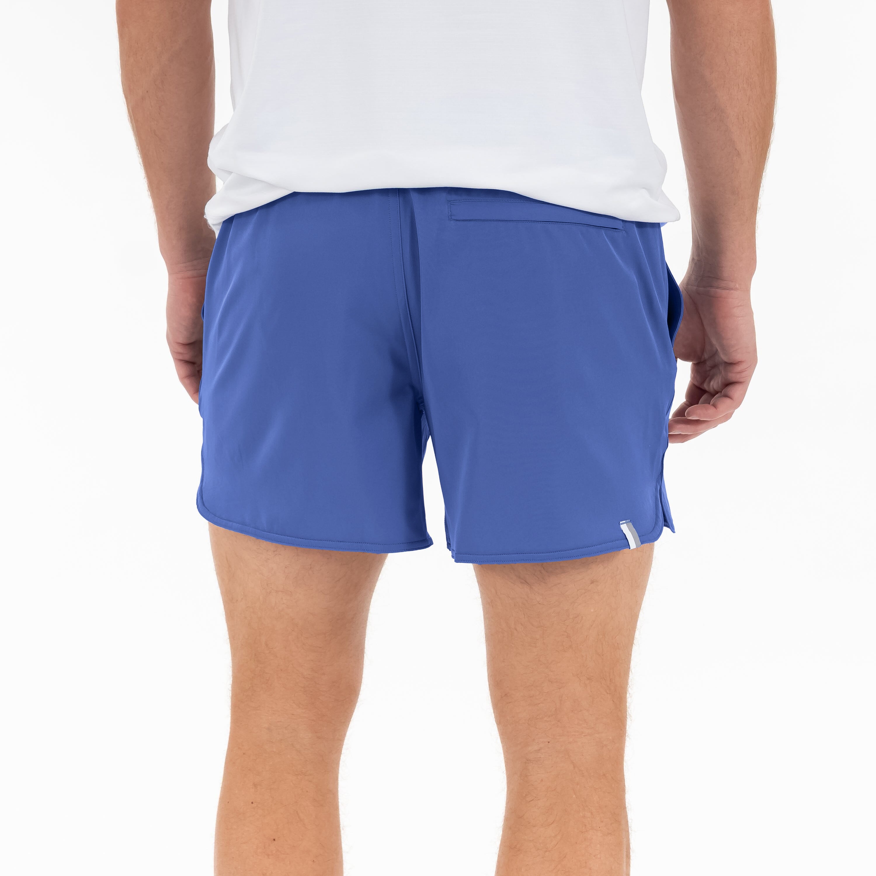 Alternative view of Grit Gym Short - 5" | Solid - Bunker Blue