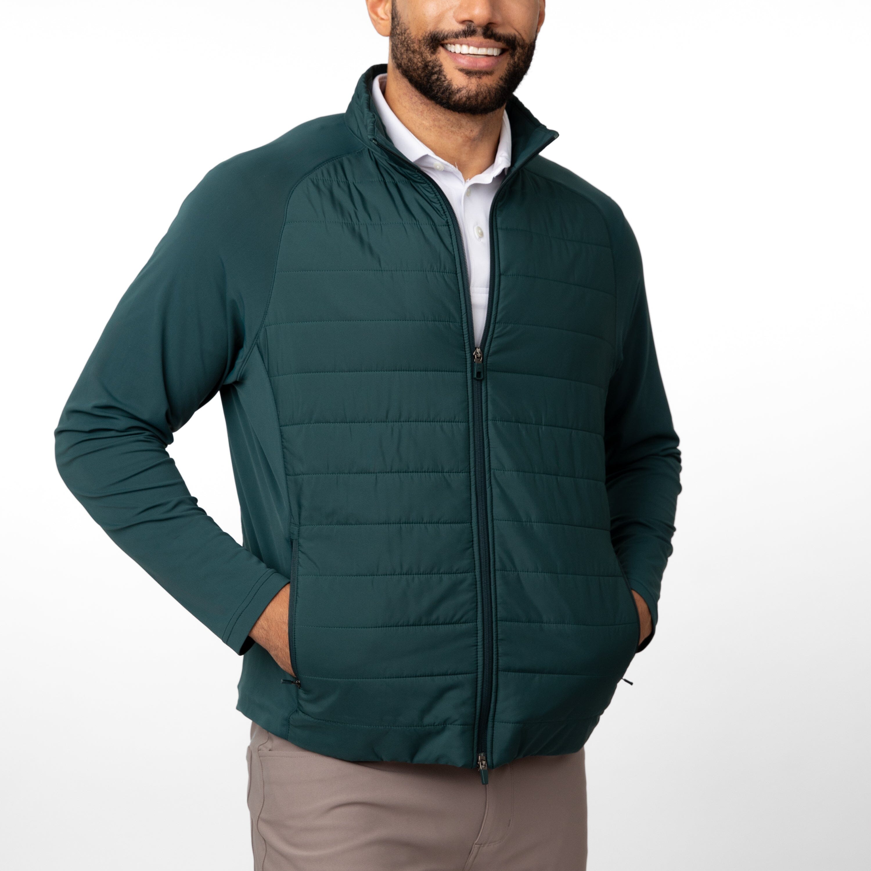 Fulton Hybrid Jacket | Solid - Ponderosa Green