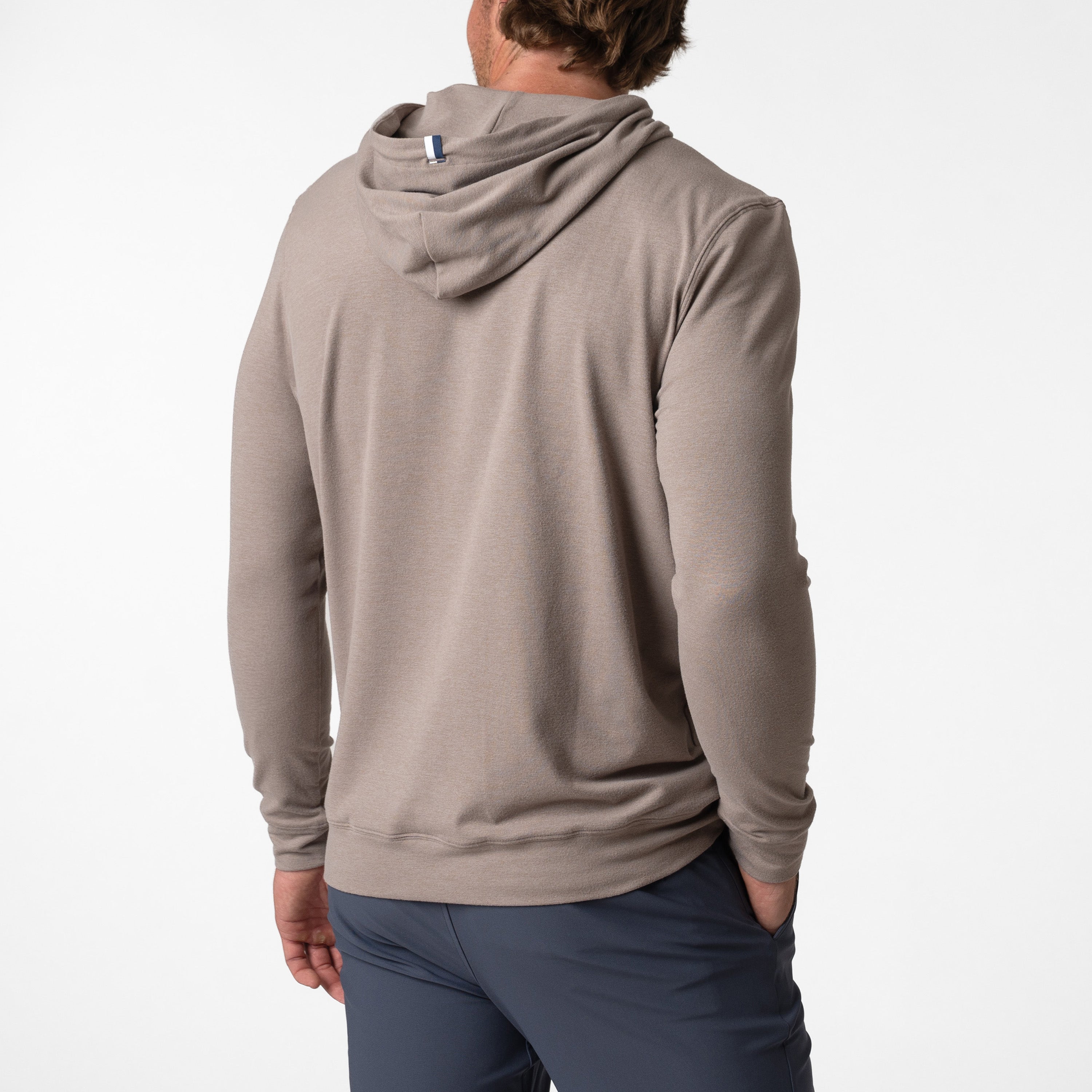 Alternative view of Hesi Performance Hoodie | Heather - Greyhawk/Greyhawk