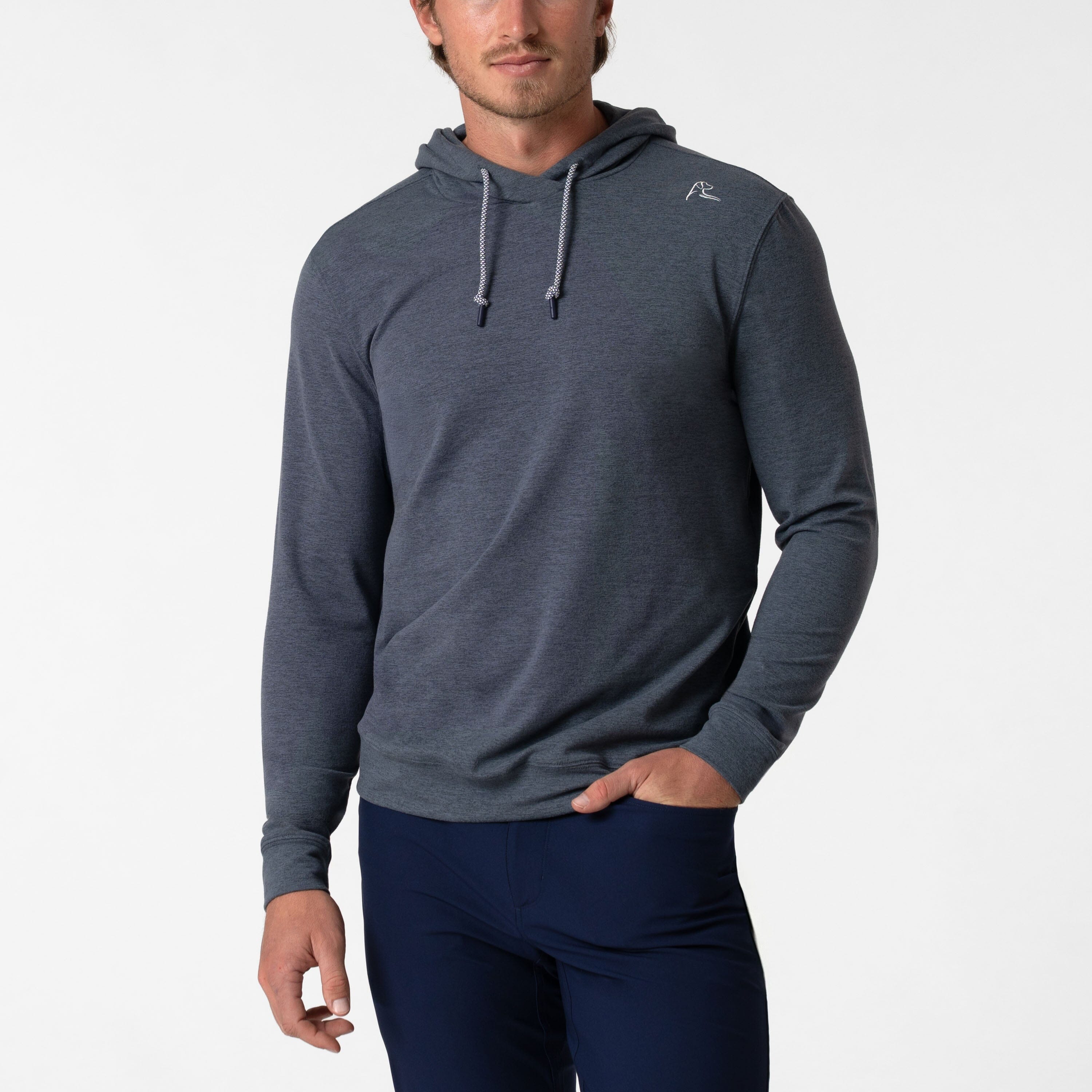 Hesi Performance Hoodie | Heather - Postgame Grey/Everest Grey