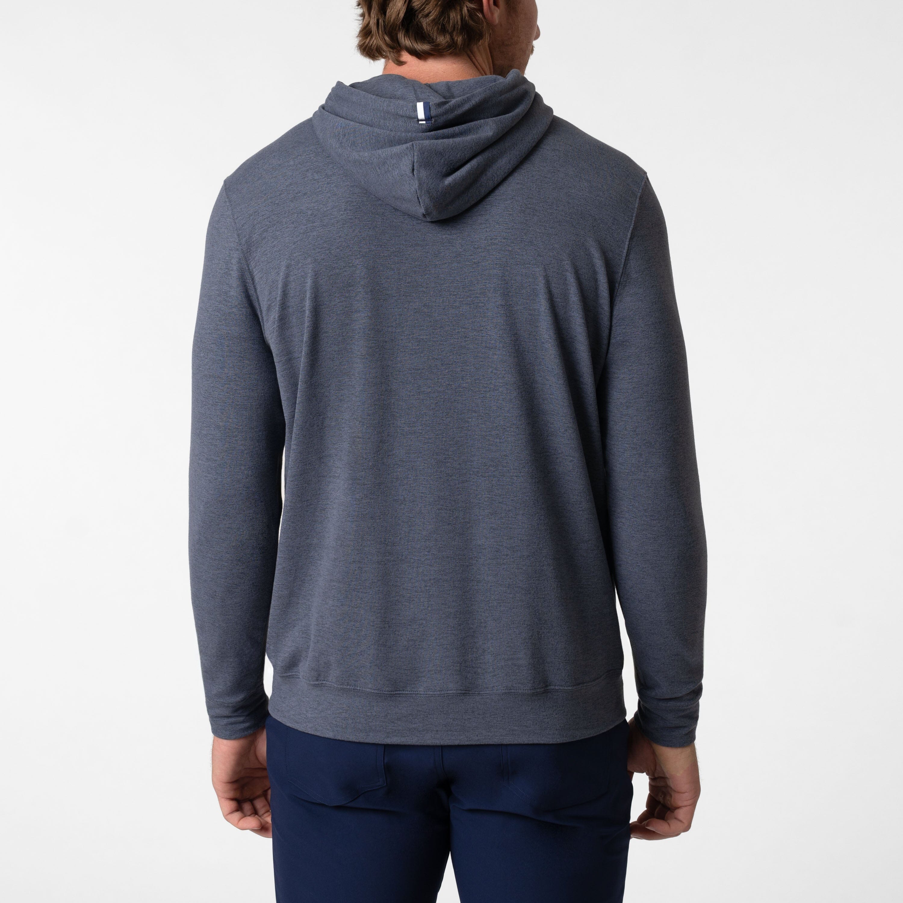 Alternative view of Hesi Performance Hoodie | Heather - Postgame Grey/Everest Grey