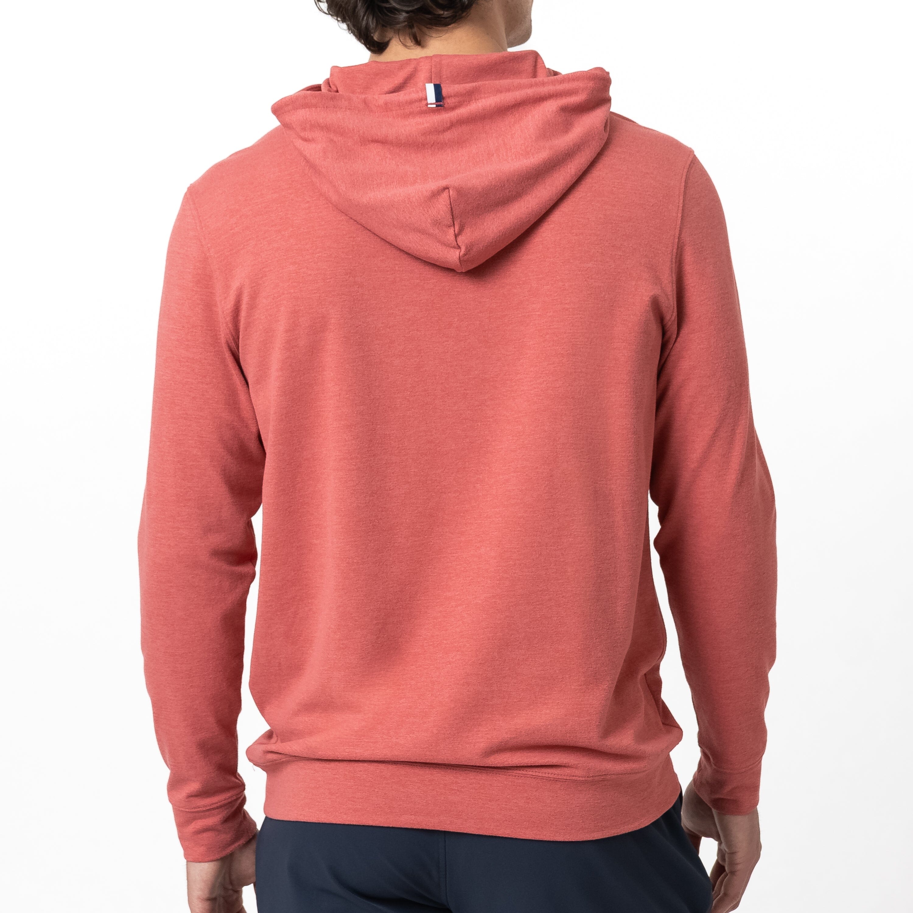 Alternative view of Hesi Performance Hoodie | Heather - Rouge Red/Rouge Red