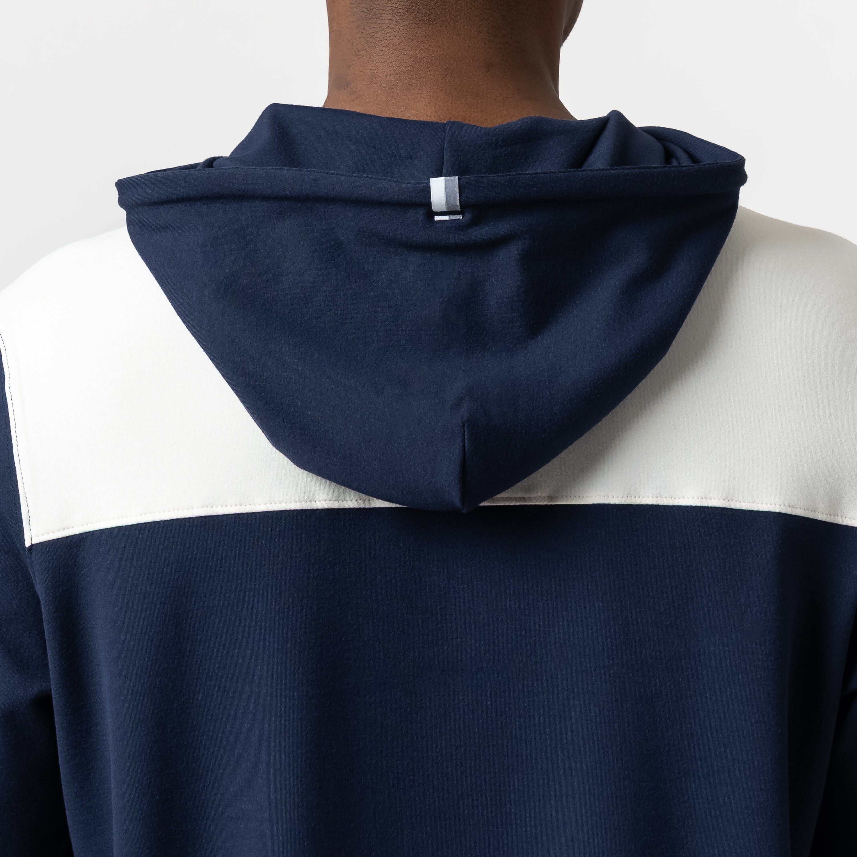 Hesi Performance Hoodie | Colorblock - Fleet Navy/Ivory - Image 3