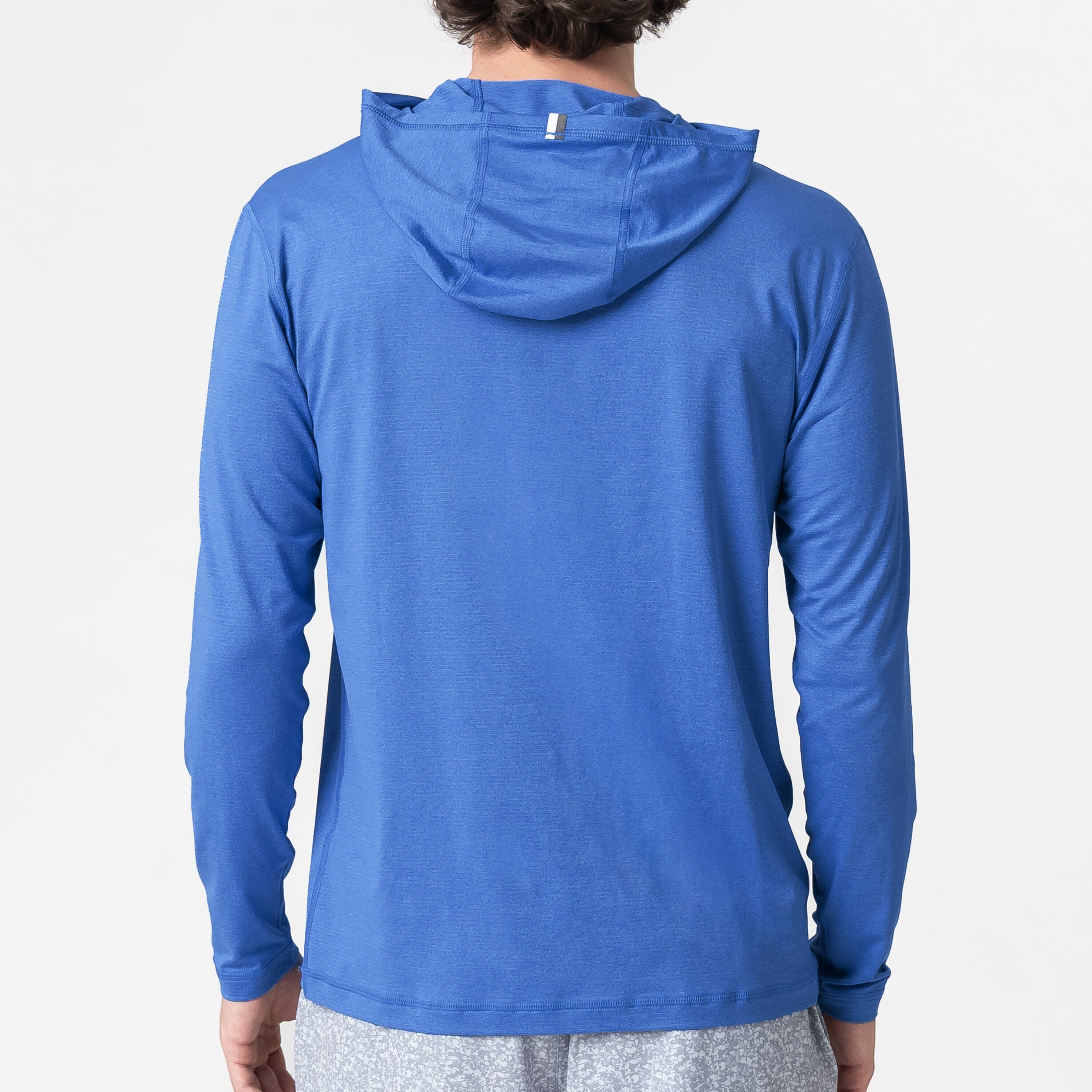 Alternative view of Blitz Tech Hoodie | Heather - Bunker Blue/Lavender Blue