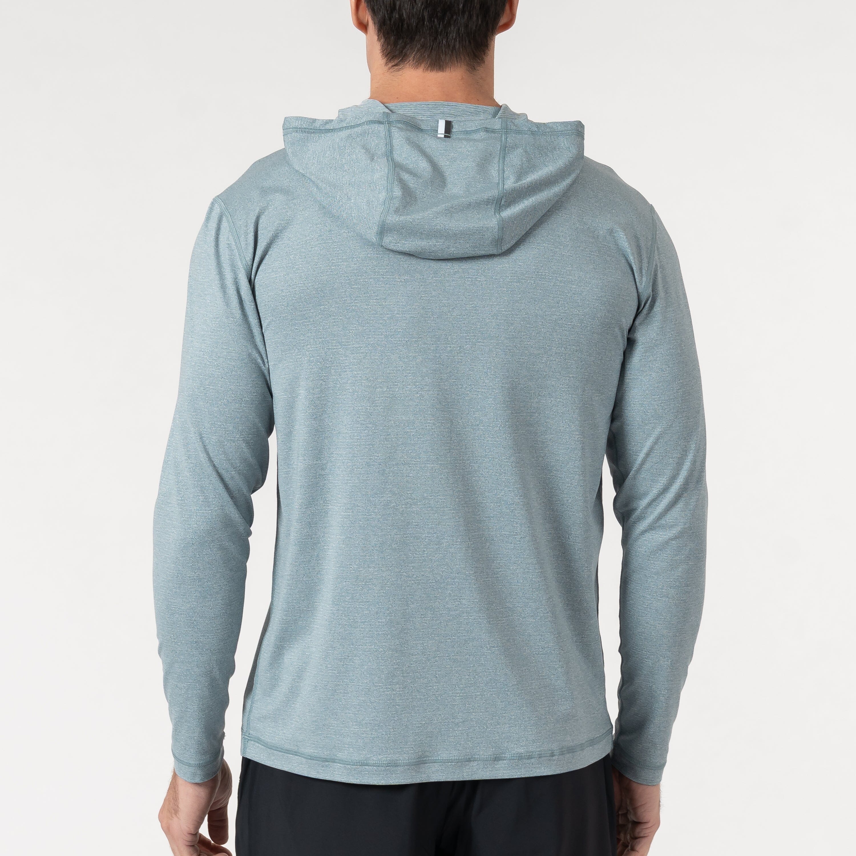 Alternative view of Blitz Tech Hoodie | Heather - Stinger Green/White