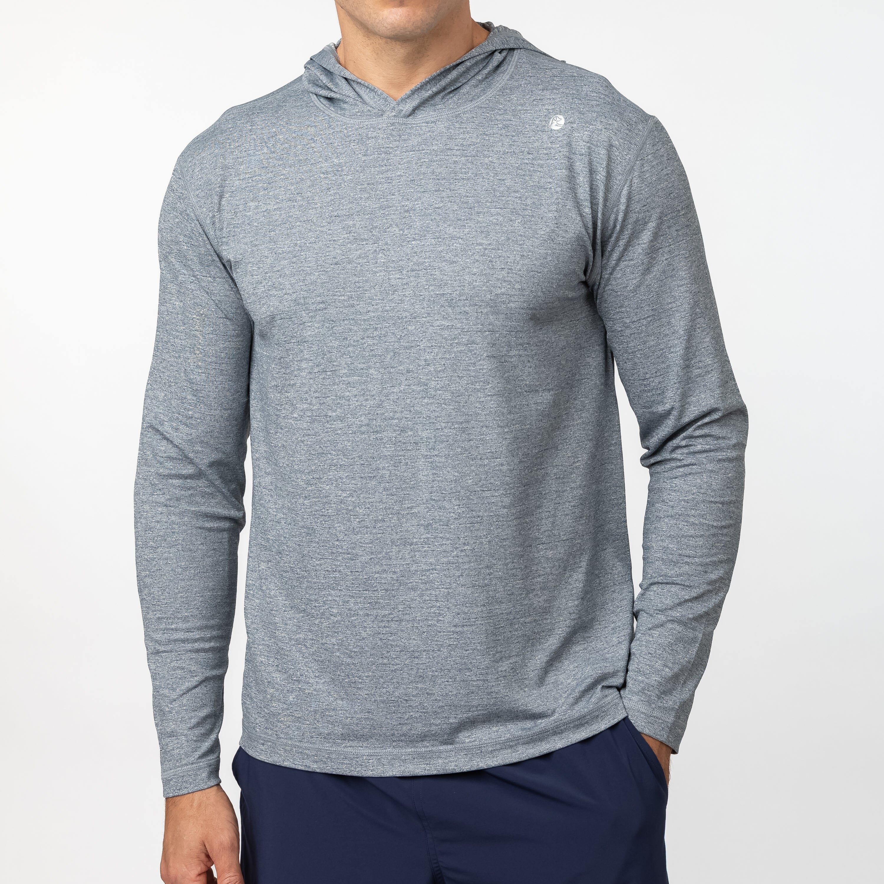Blitz Tech Hoodie 2.0 | Heather - Postgame Grey/White