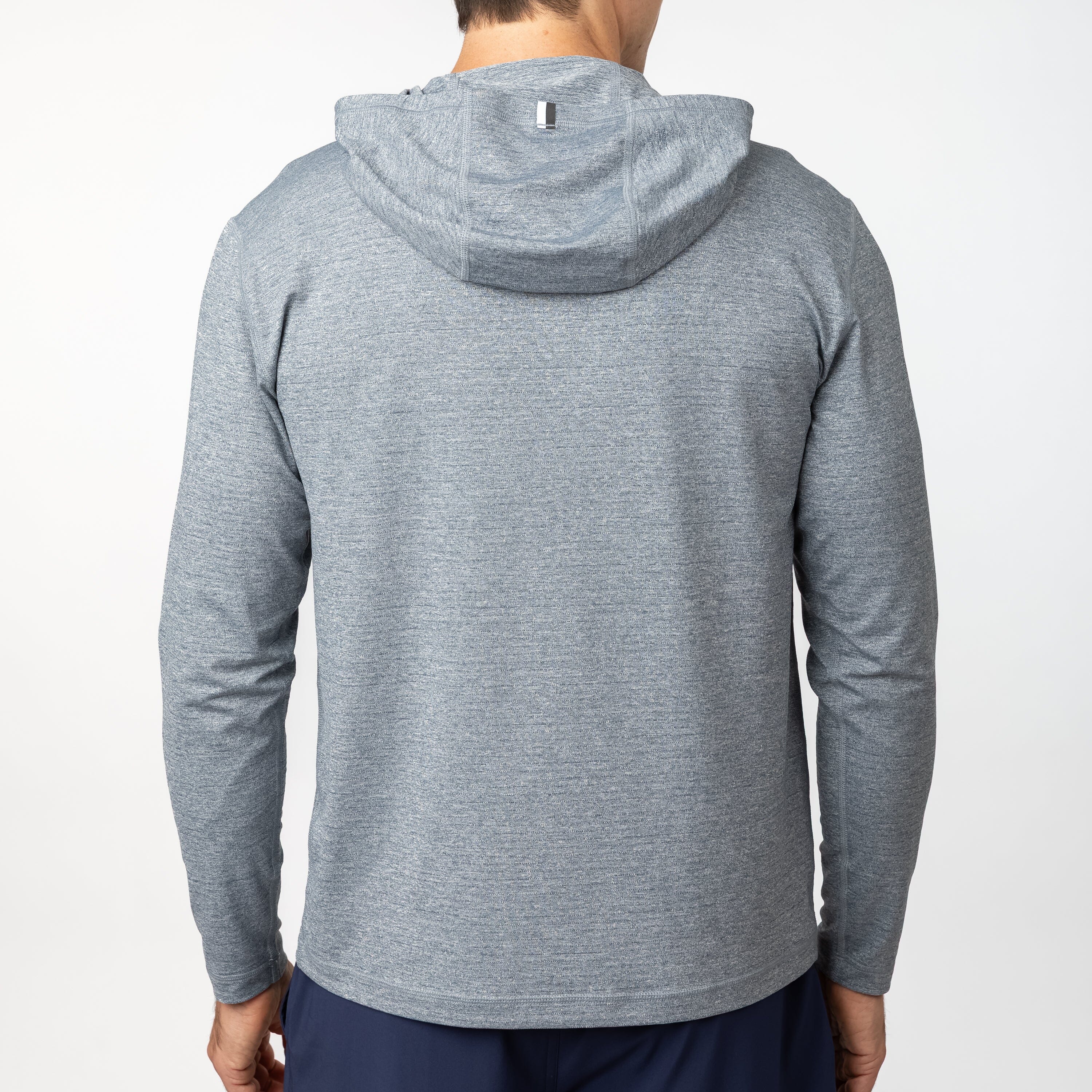 Alternative view of Blitz Tech Hoodie 2.0 | Heather - Postgame Grey/White