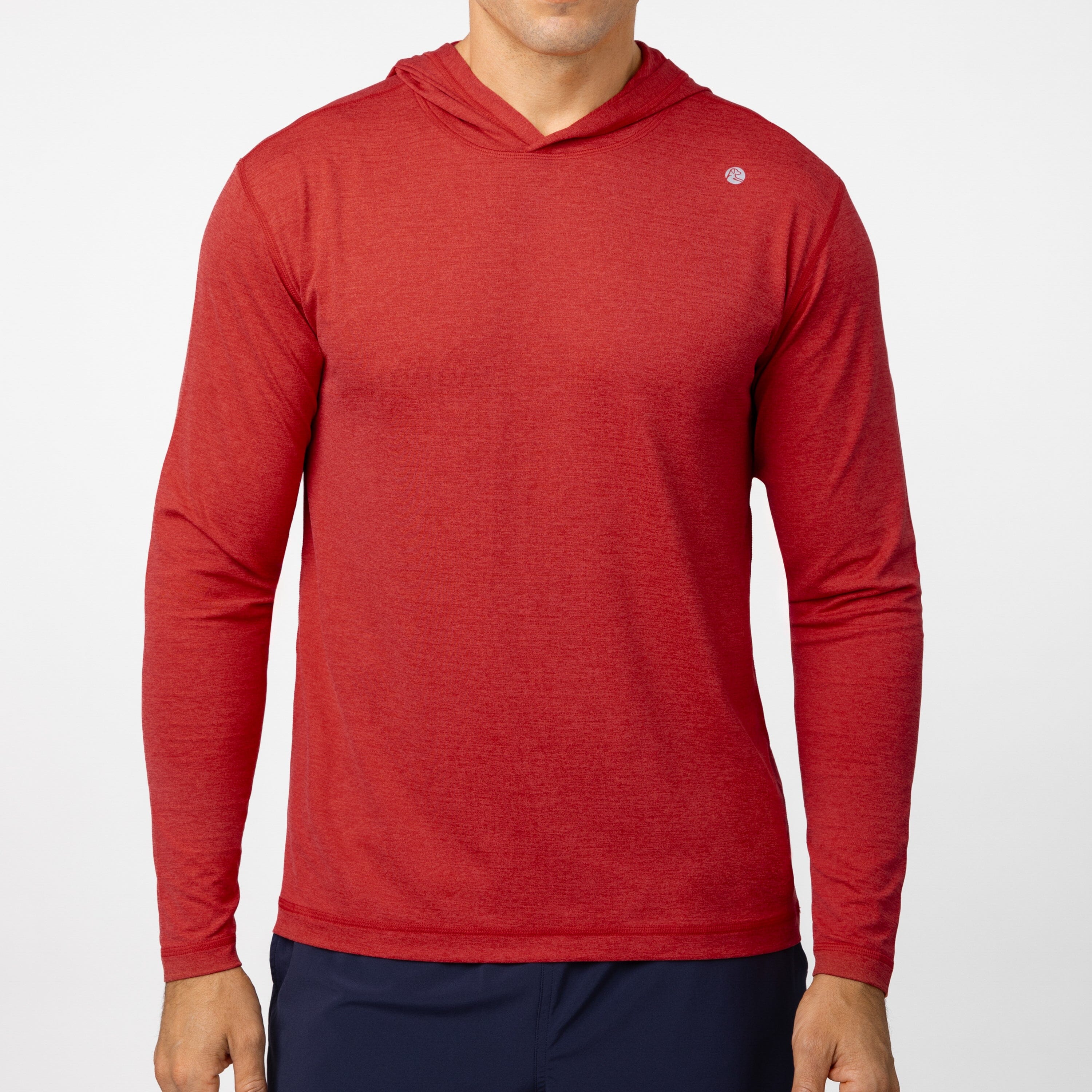 Blitz Tech Hoodie 2.0 | Heather - Poinsettia Red/Poinsettia Red