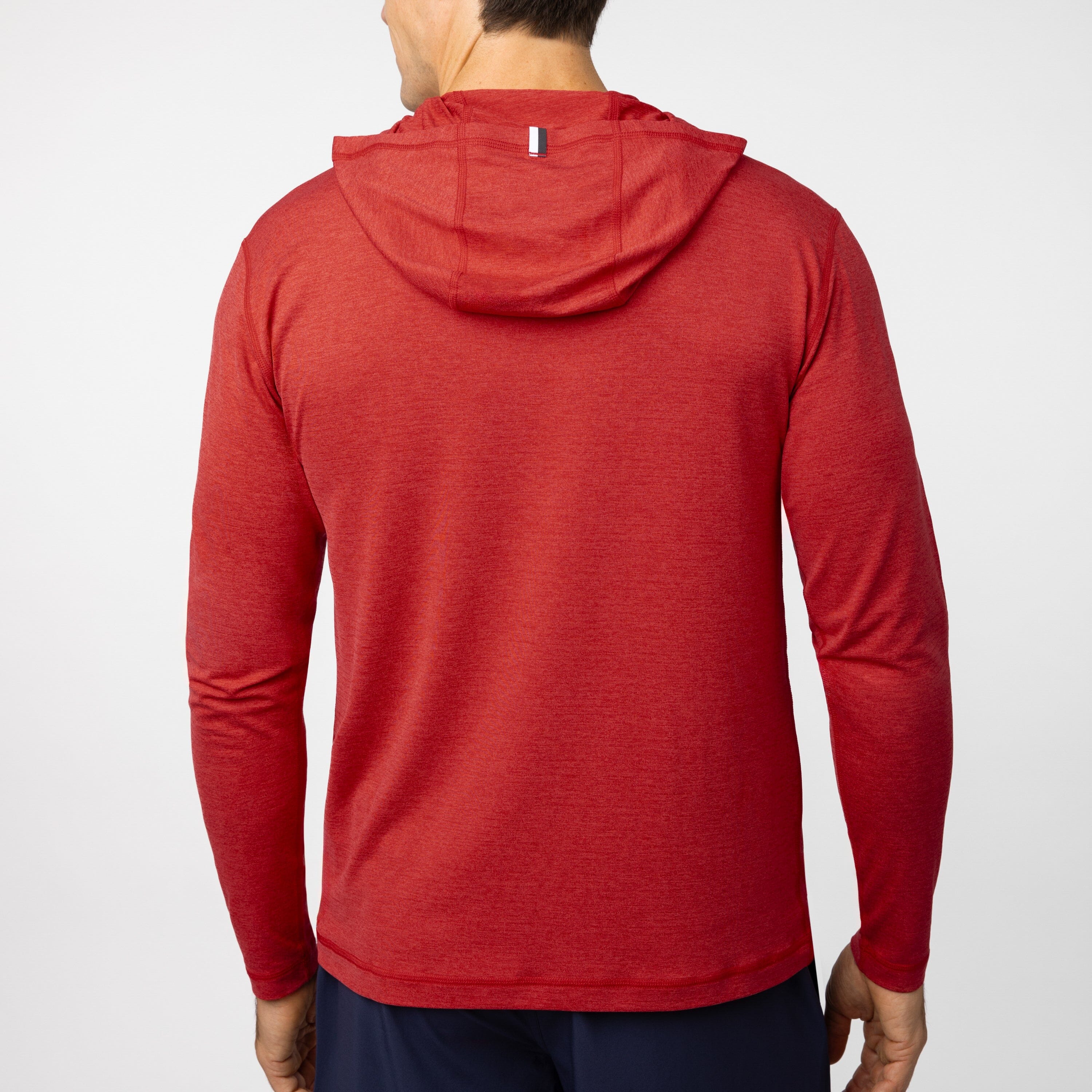 Alternative view of Blitz Tech Hoodie 2.0 | Heather - Poinsettia Red/Poinsettia Red