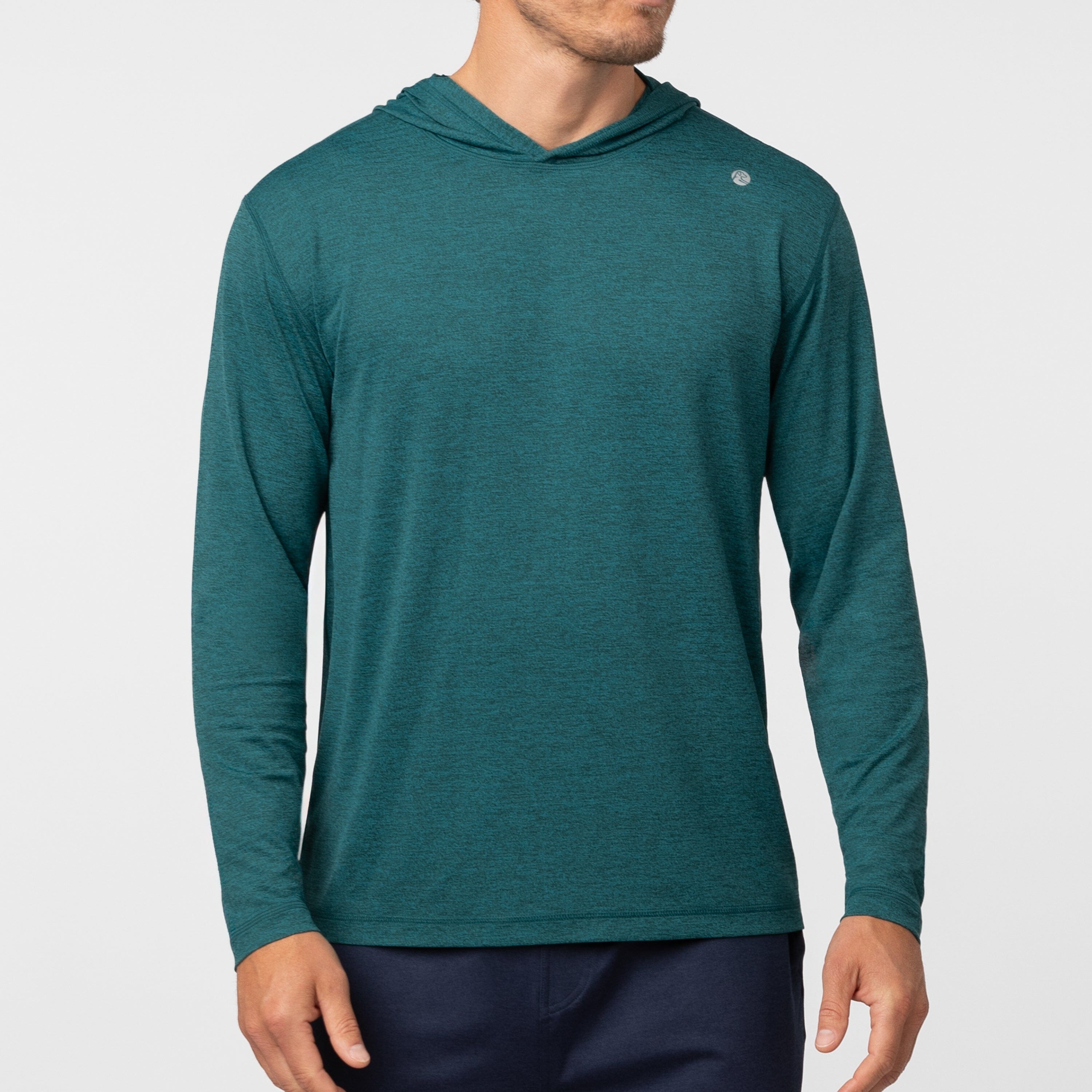Blitz Tech Hoodie 2.0 | Heather - Midnight Green/Midnight Green