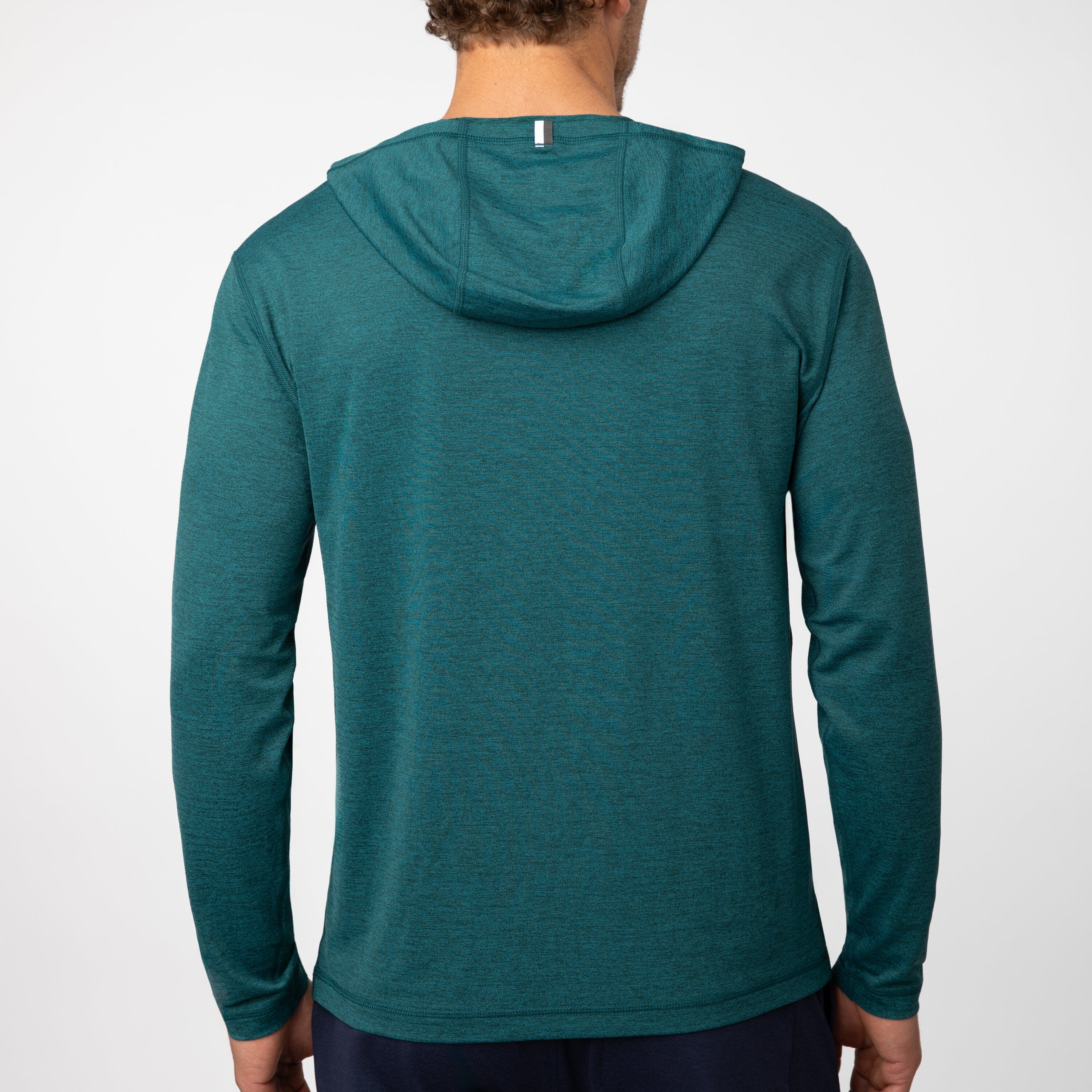 Alternative view of Blitz Tech Hoodie 2.0 | Heather - Midnight Green/Midnight Green