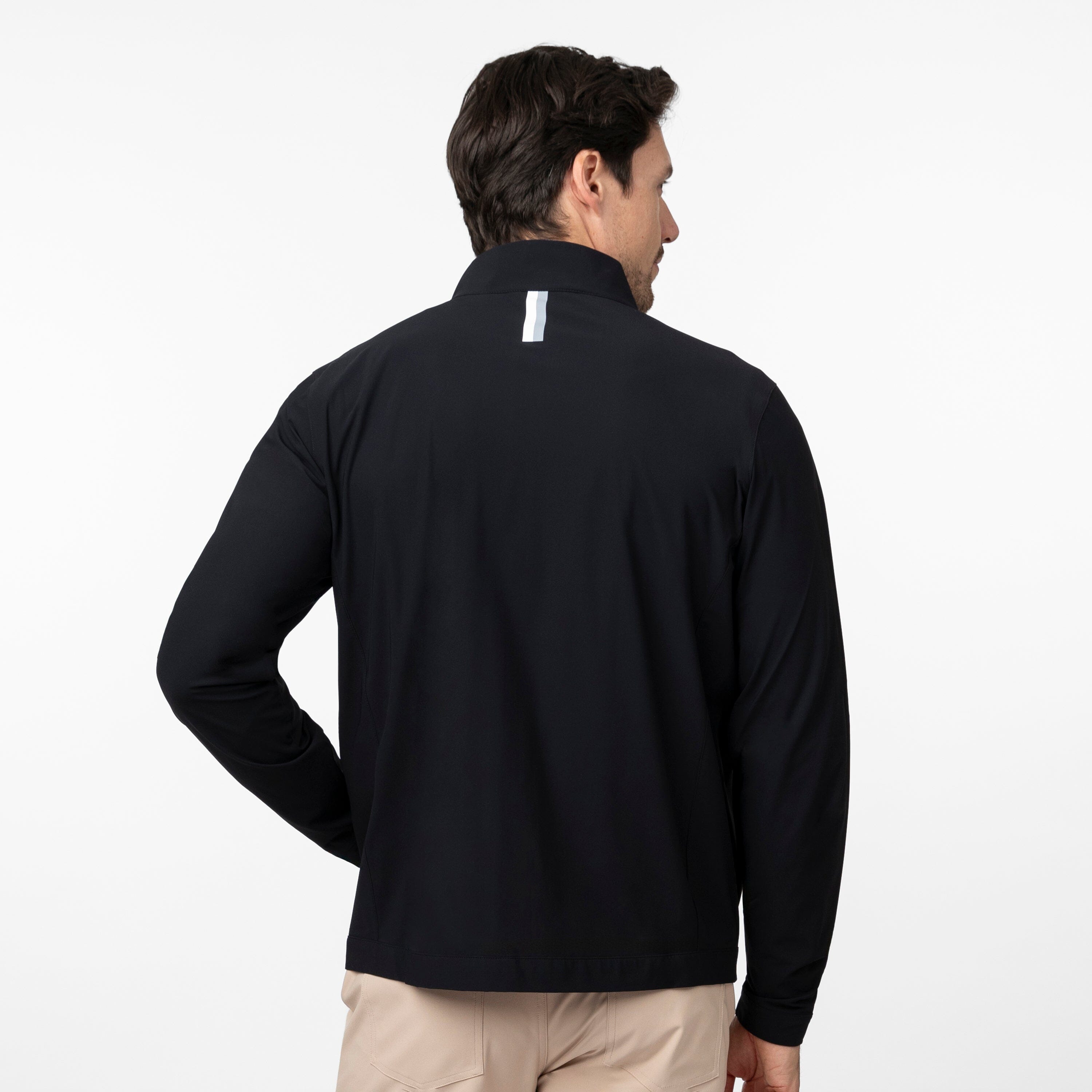 Alternative view of Brookline Lightweight Jacket | Solid - Midnight Black