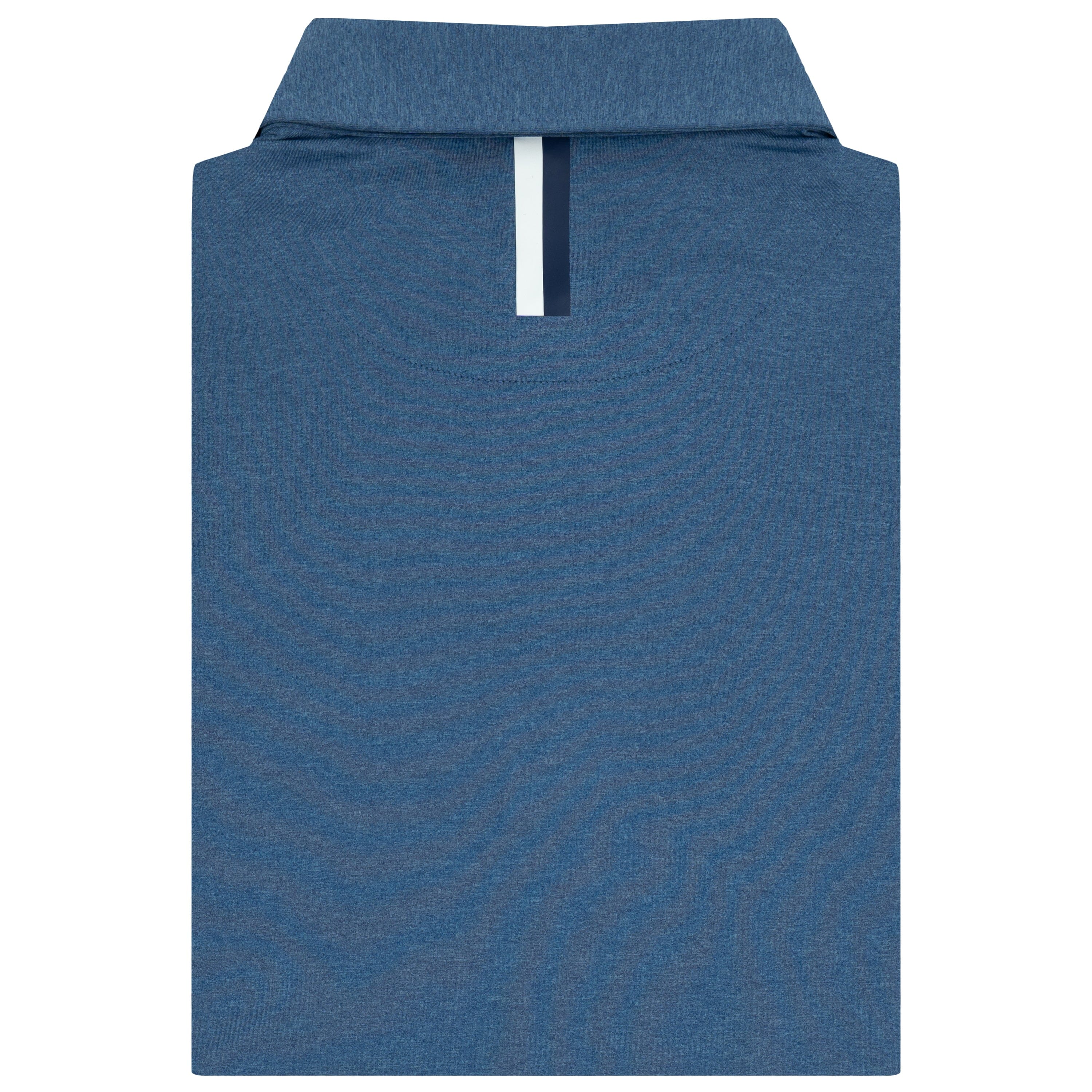 Alternative view of Heather | Long Sleeve Performance Polo | Heather - Coastal Blue/Potomac Blue