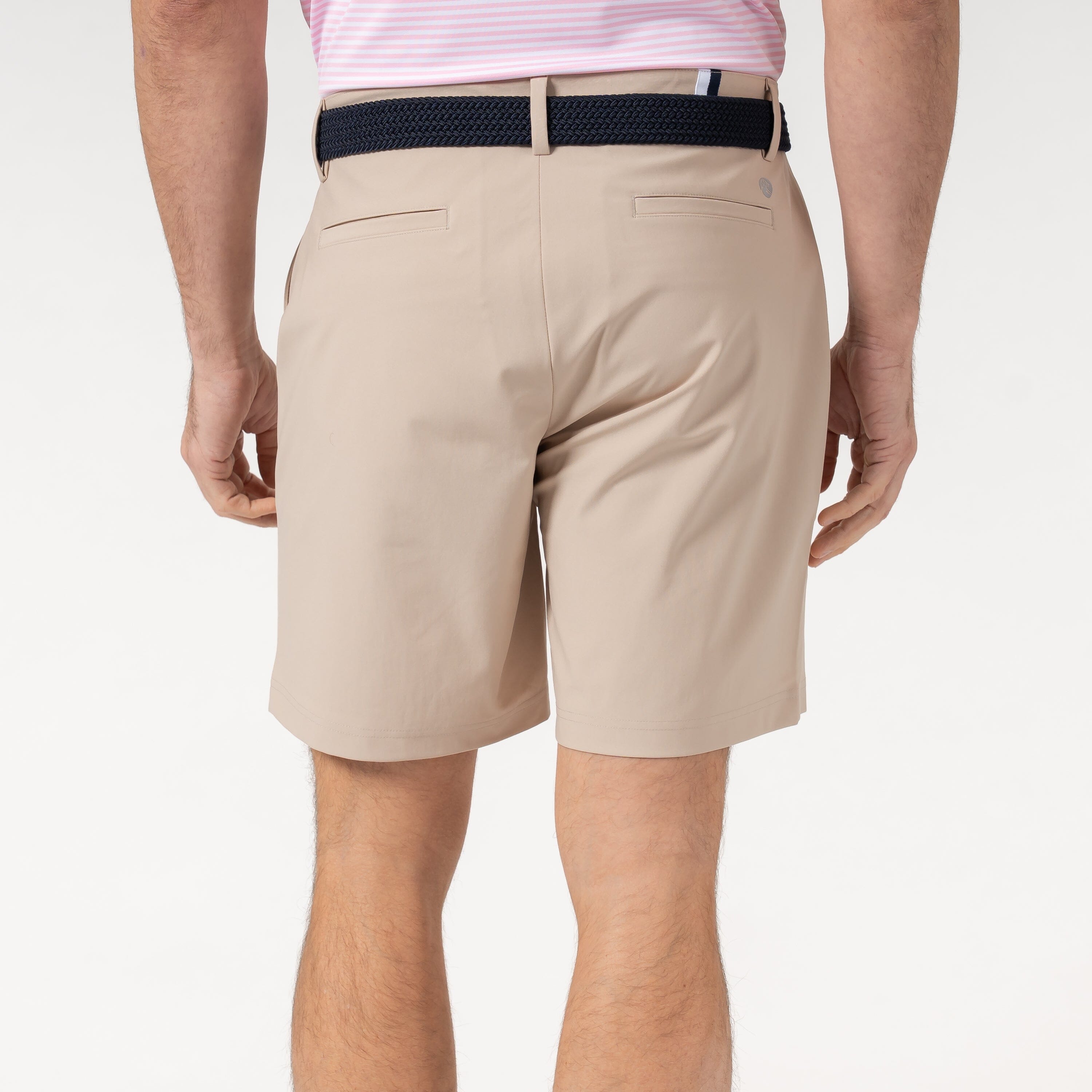Alternative view of Looper Delta Short | Solid - Latte
